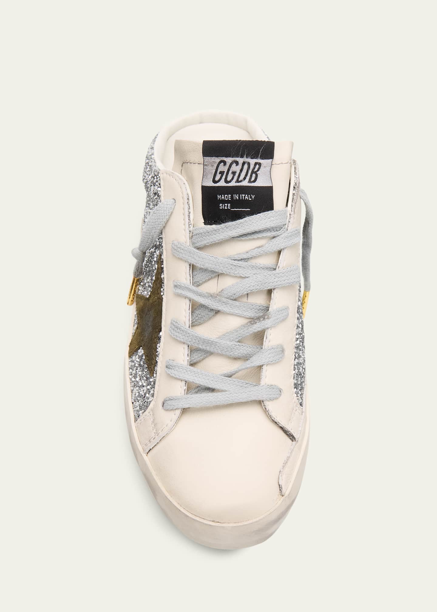 Golden Goose Superstar Sabot Glitter Slide Sneakers - Bergdorf Goodman
