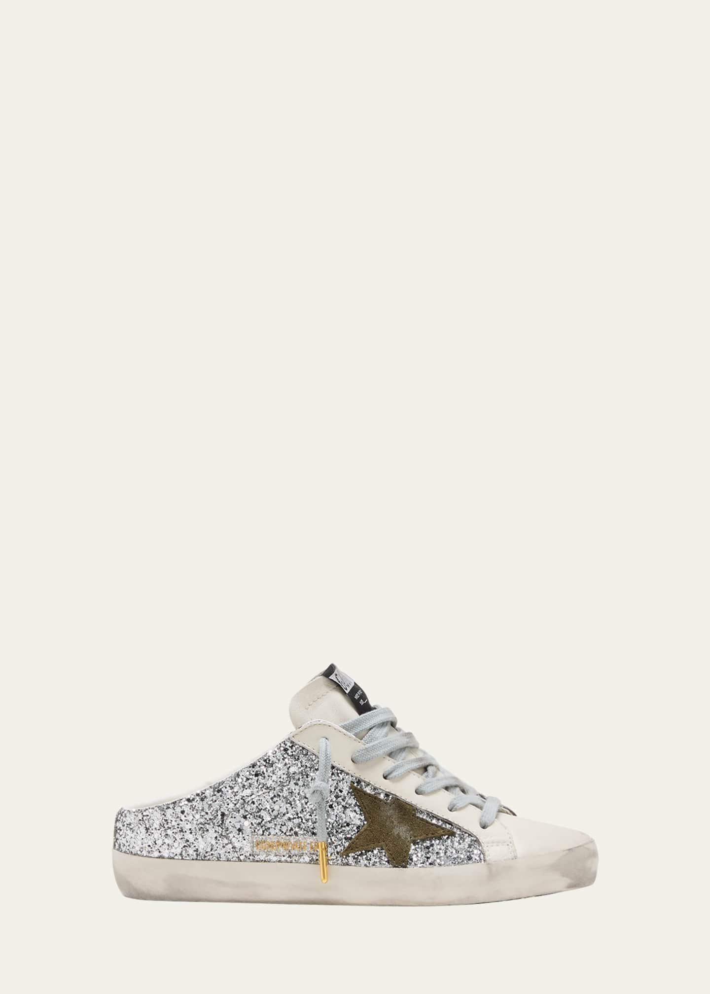 Golden Goose Superstar Sabot Glitter Slide Sneakers Image 1 of 3