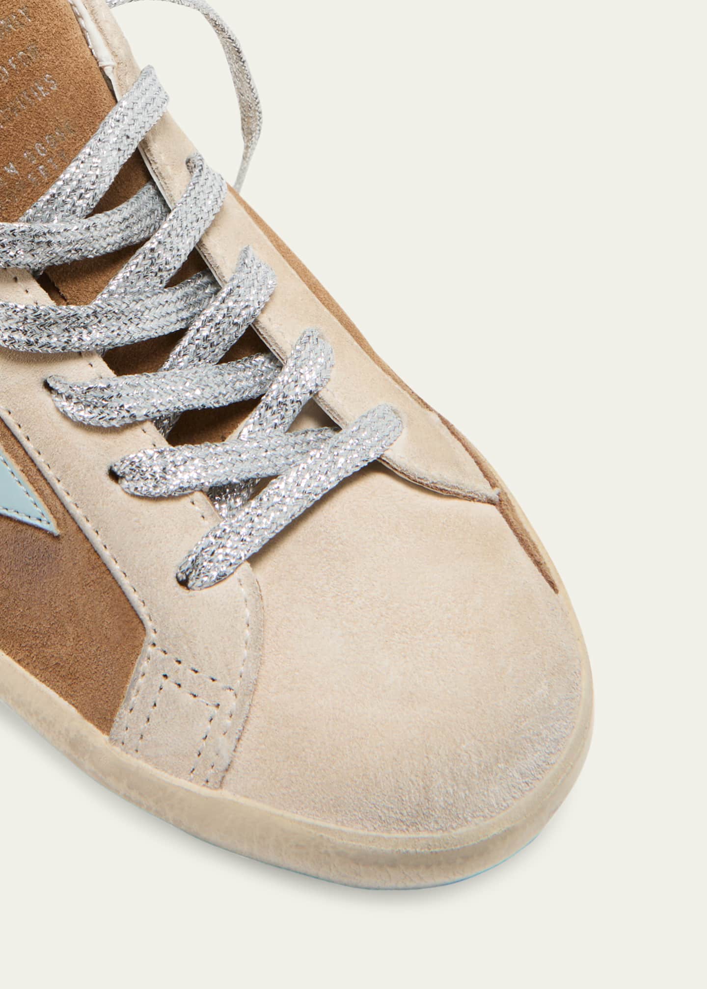 Golden Goose Superstar Colorblock Leather Low-Top Sneakers Image 5 of 5