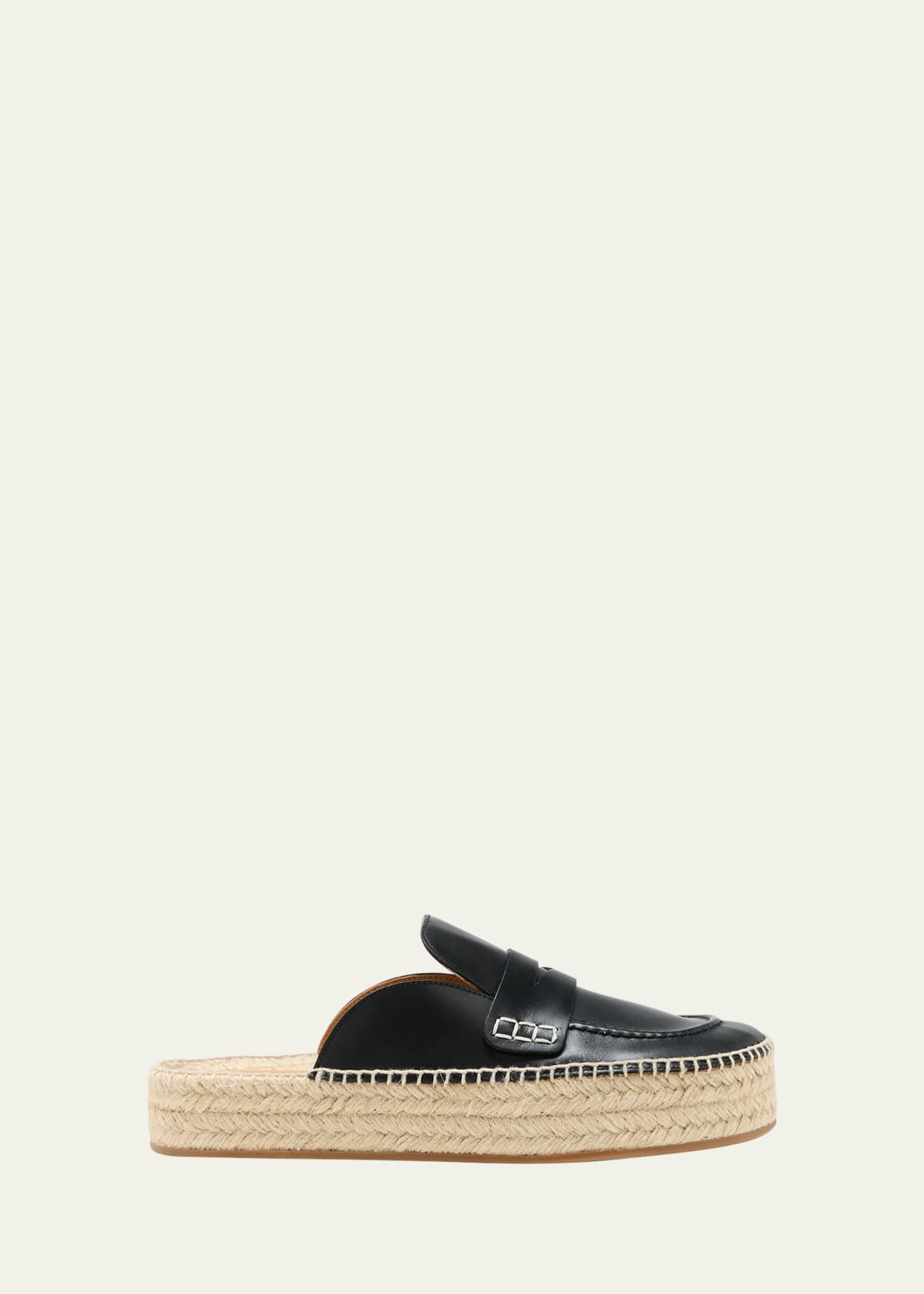 JW Anderson check loafer mules - White