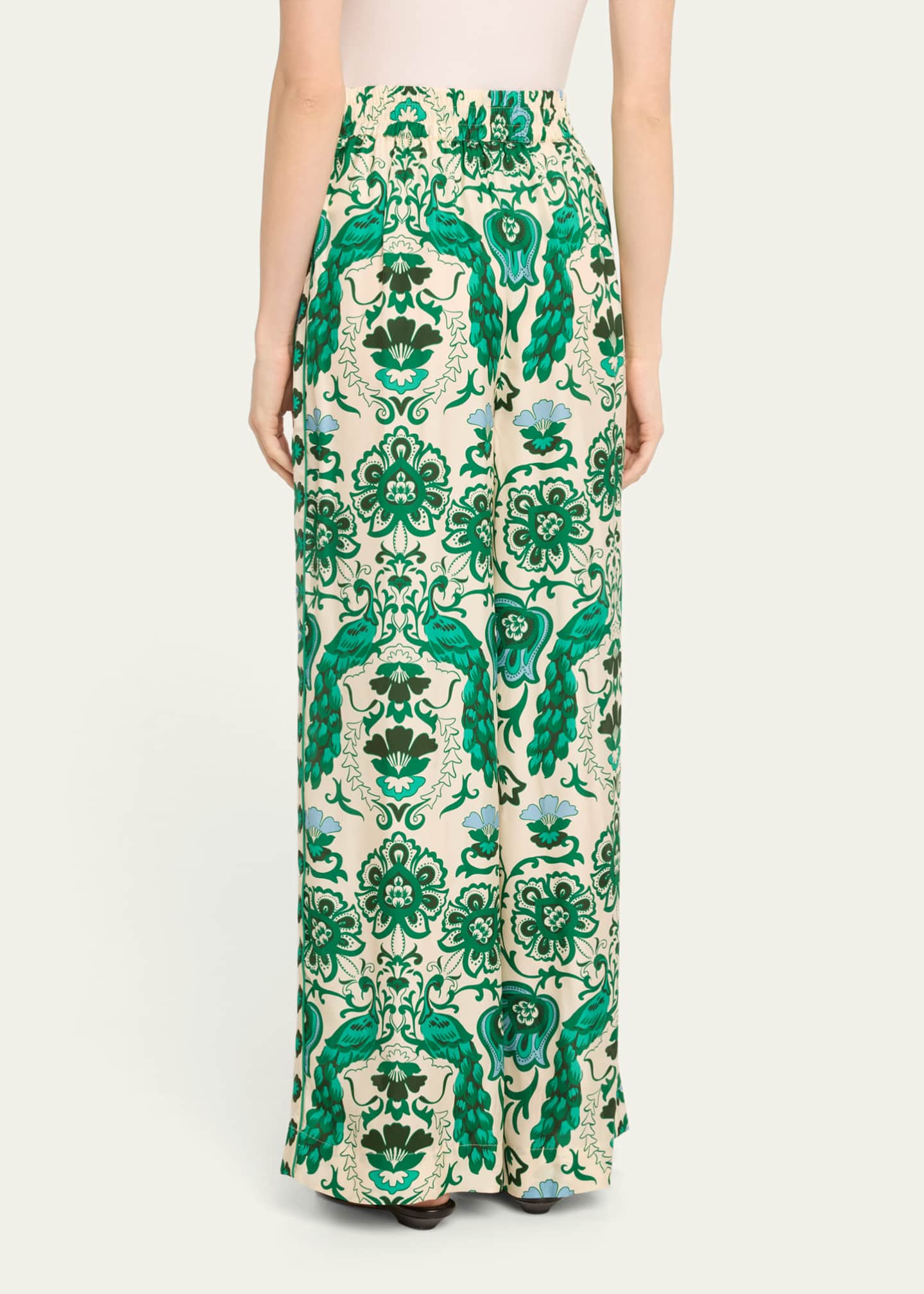 Cara Cara Amalfi Relaxed Silk Twill Drawstring Pants Bergdorf Goodman