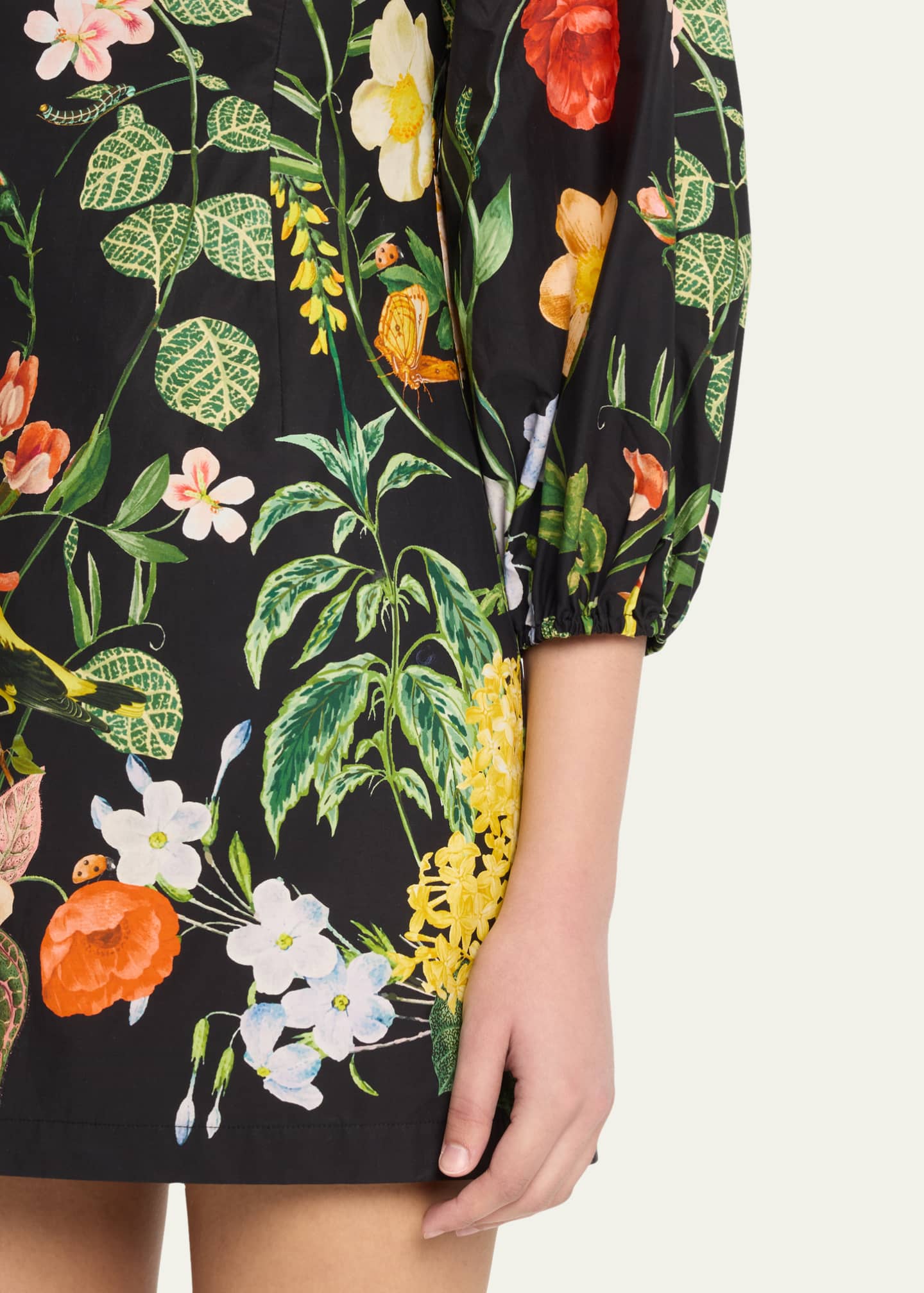 Cara Cara Montauk Puff-Sleeve Cotton Poplin Mini Dress Image 5 of 5