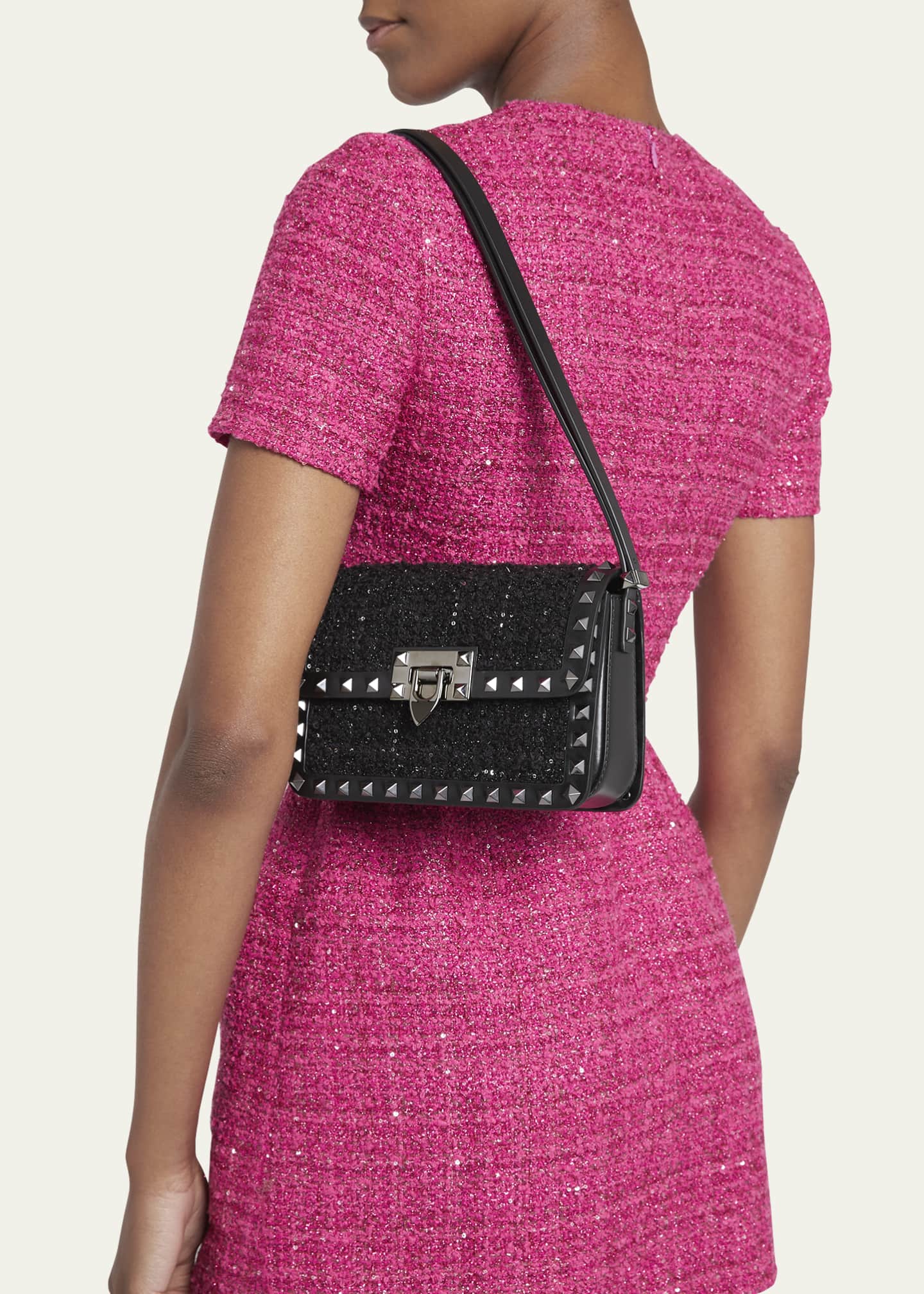 Valentino garavani rockstud small leather shoulder bag sales