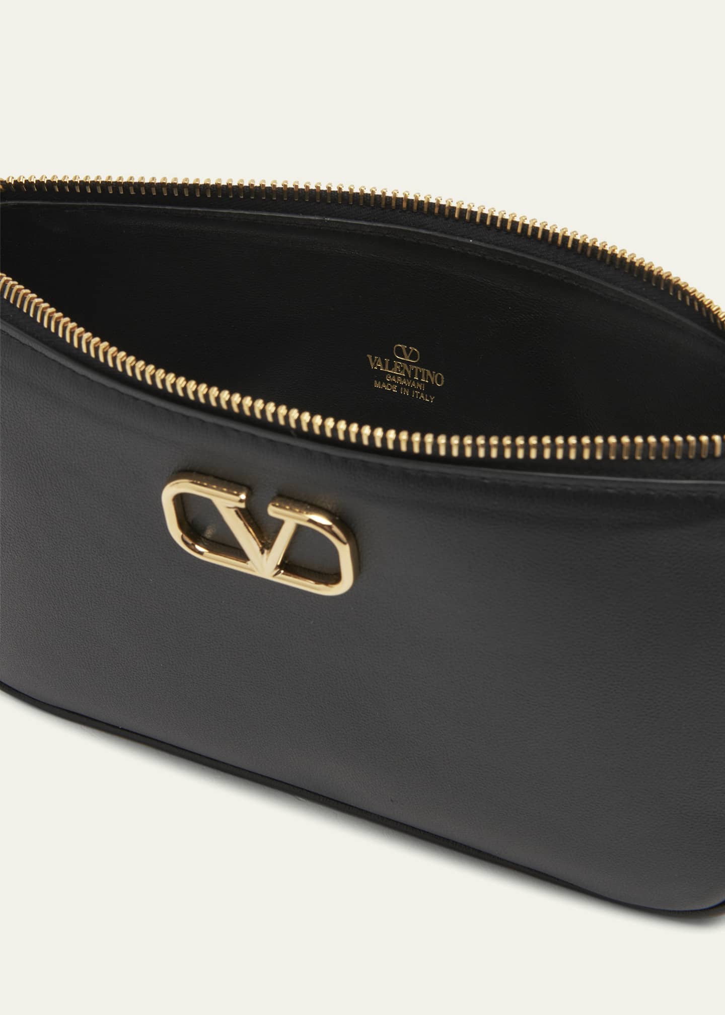 Valentino Garavani VLOGO Signature Calfskin Pouch Bag Image 4 of 5