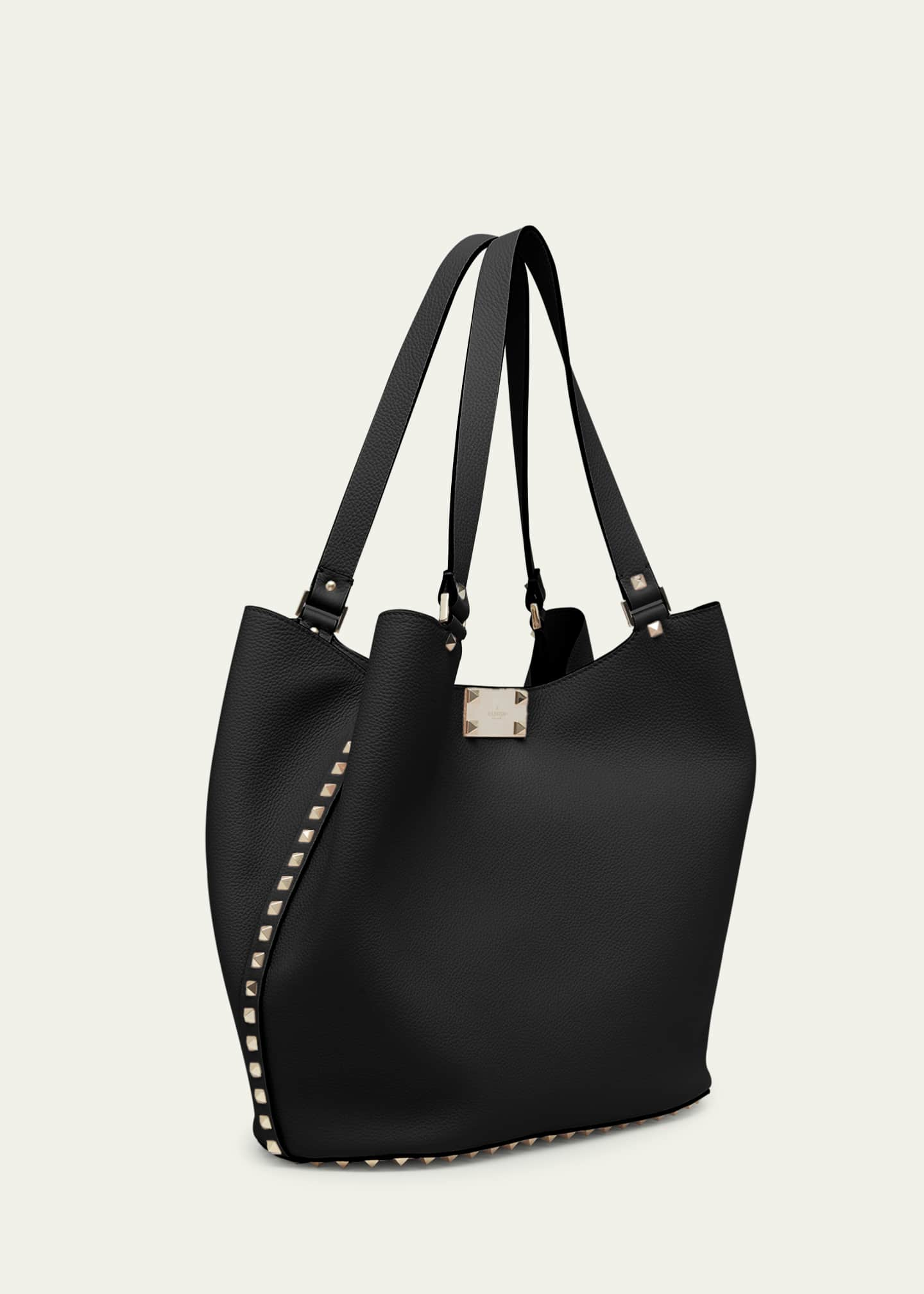 Small Rockstud Leather Shoulder Bag