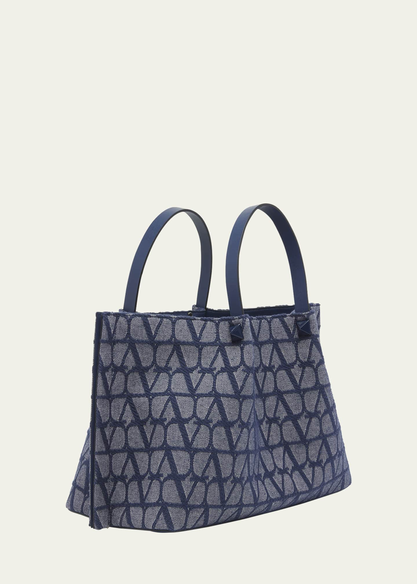 Small Vlogo Signature Tote Bag