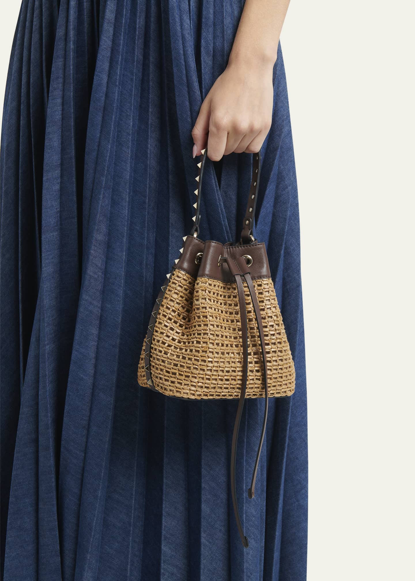 Valentino bucket new arrivals bag rockstud