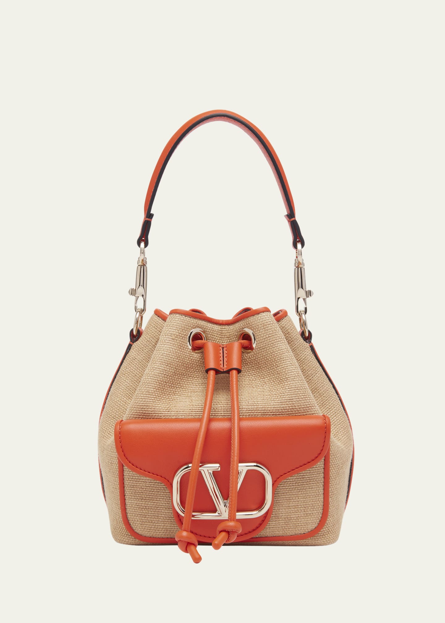 Valentino red bucket bag hot sale