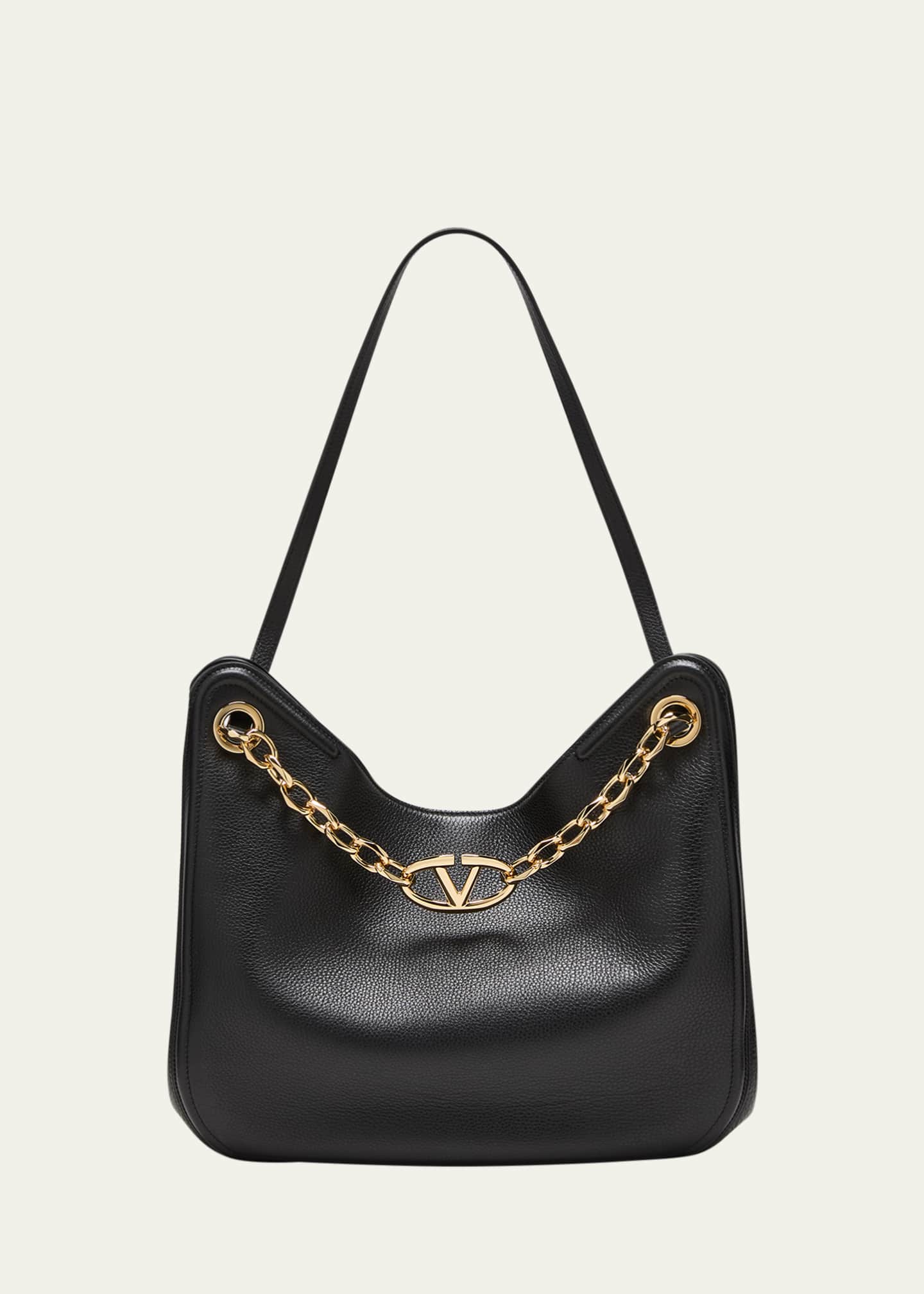 Valentino Garavani VLOGO Moon Leather Tote Bag Bergdorf Goodman