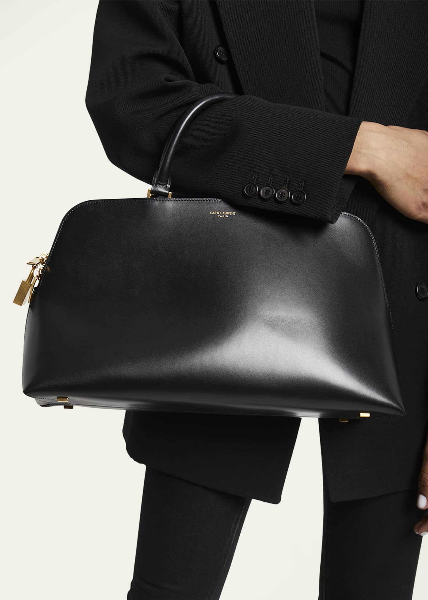 Sac De Jour Doctor Top-Handle Bag in Smooth Leather