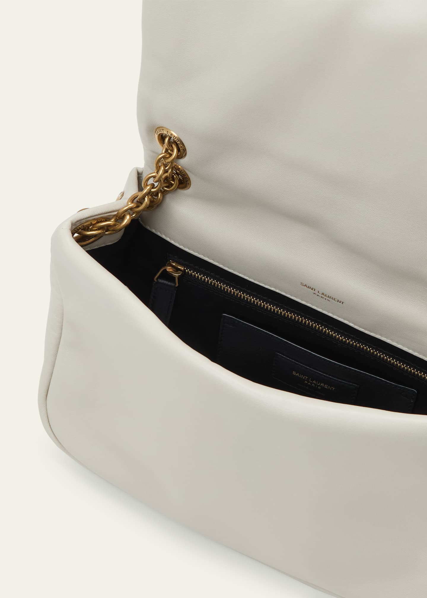 Saint Laurent Jamie 4.3 Small YSL Shoulder Bag in Quilted Smooth Leather Image 4 of 6