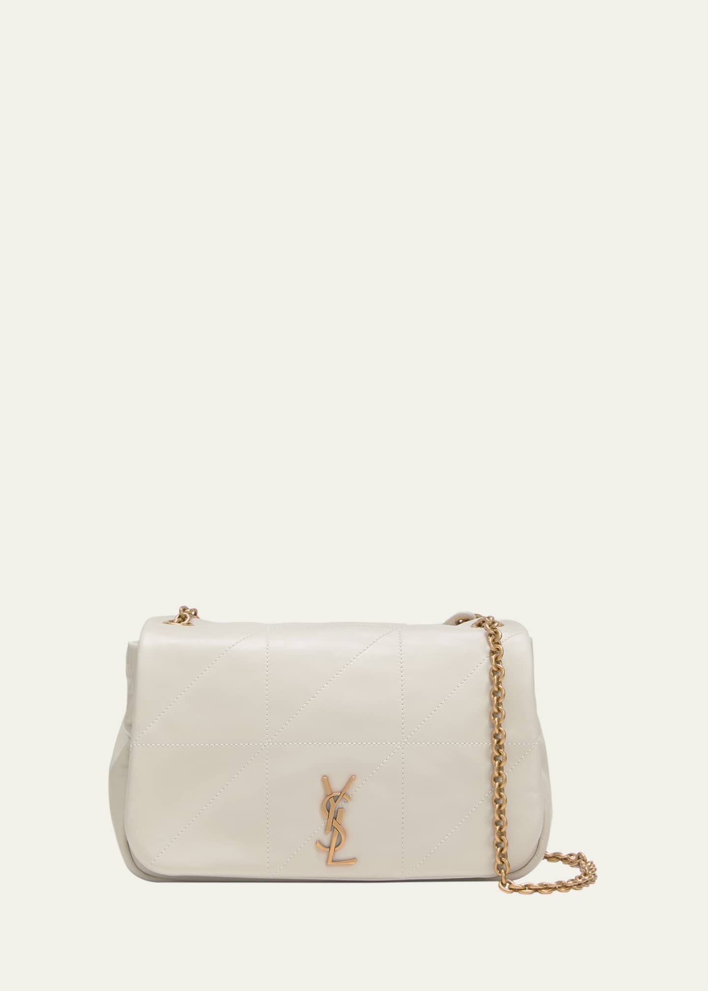 Saint Laurent Jamie 4.3 Small YSL Shoulder Bag in Quilted Smooth Leather Image 1 of 6