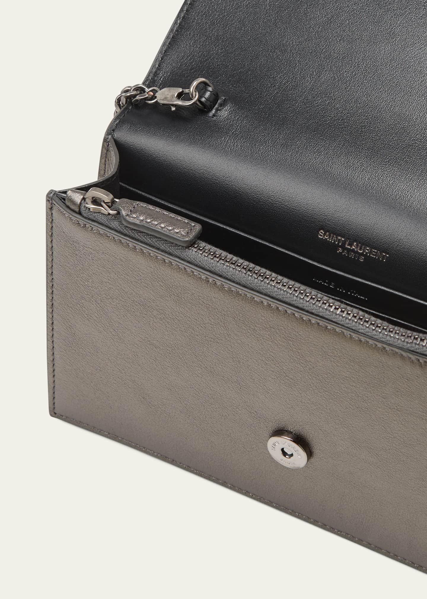 Kate tassel chain wallet in smooth leather clearance