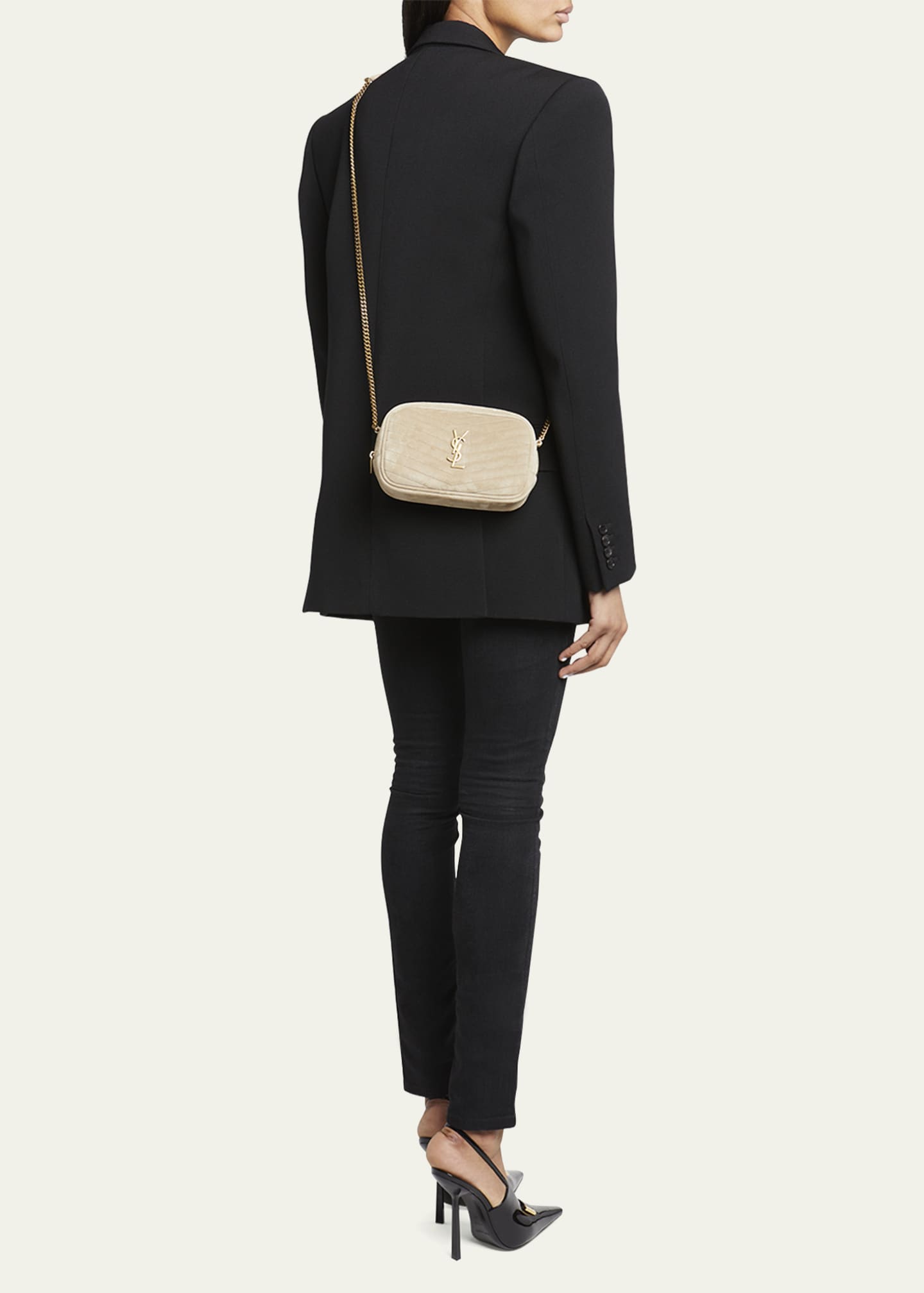 Ysl lou best sale mini crossbody bag