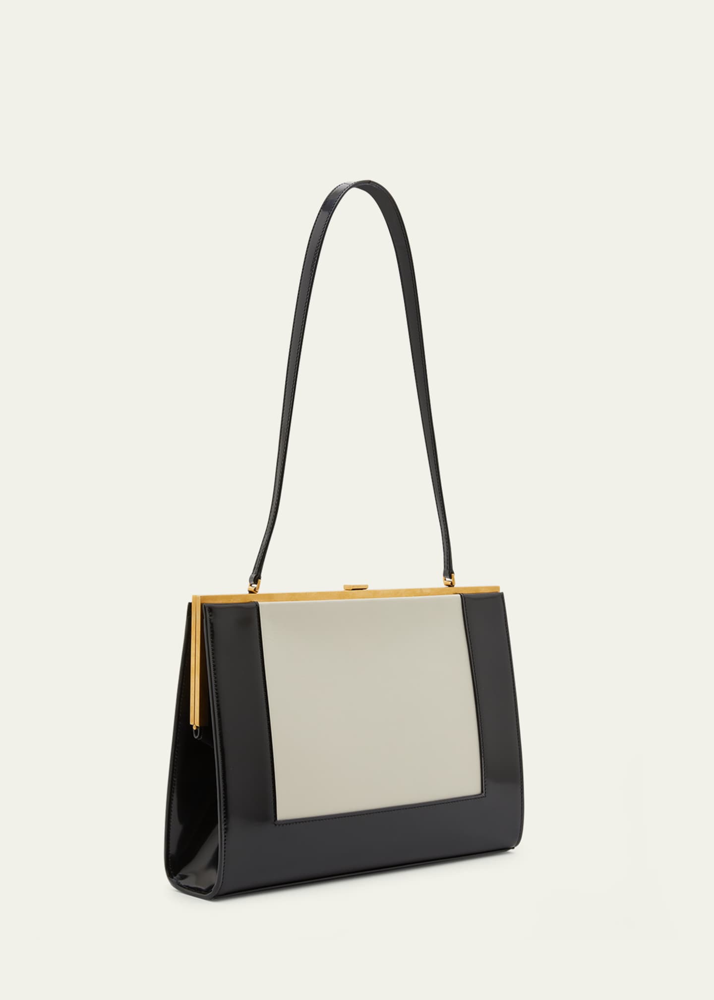 Celine soft top clasp bag