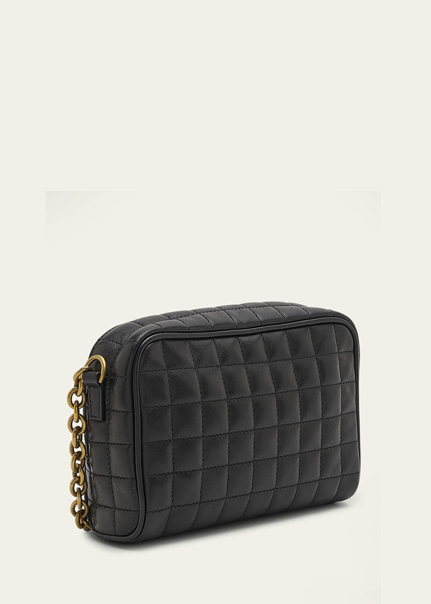 Saint Laurent Mini Quilted Leather Camera Shoulder Bag - Bergdorf