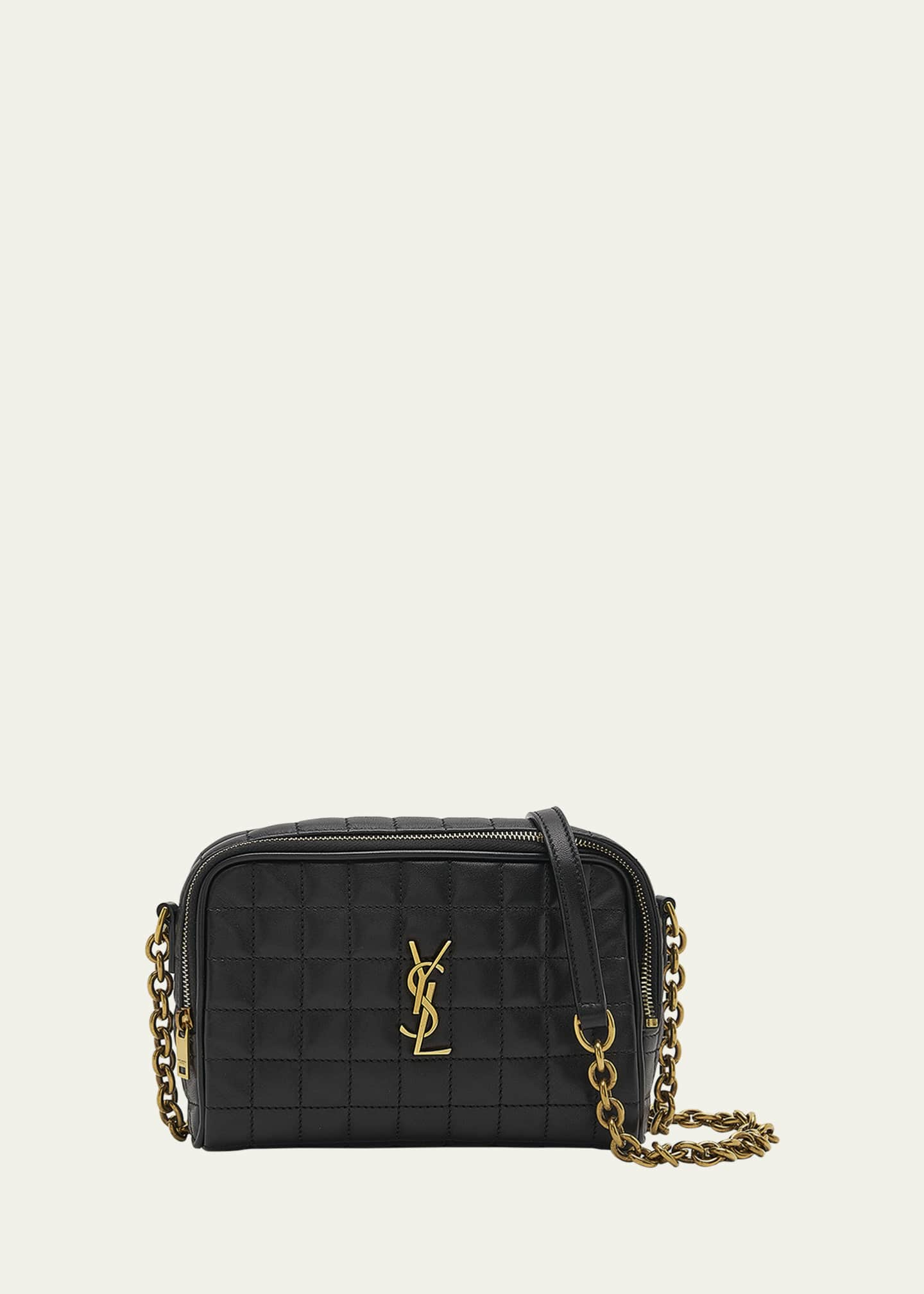 Saint Laurent Mini Quilted Leather Camera Shoulder Bag - Bergdorf Goodman