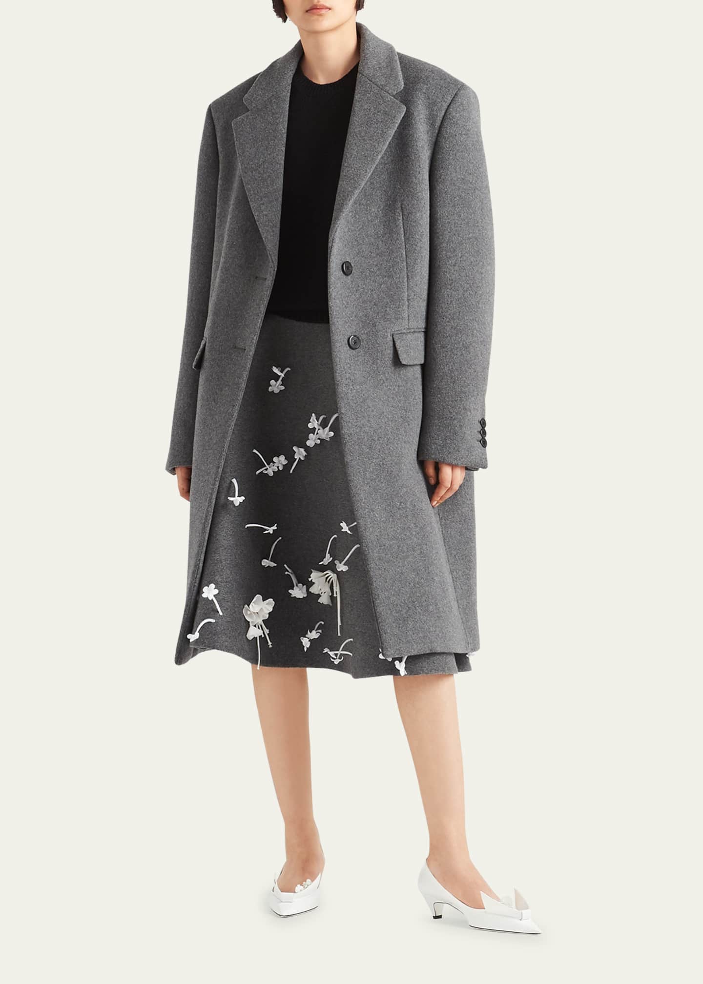 Prada clearance wool coat