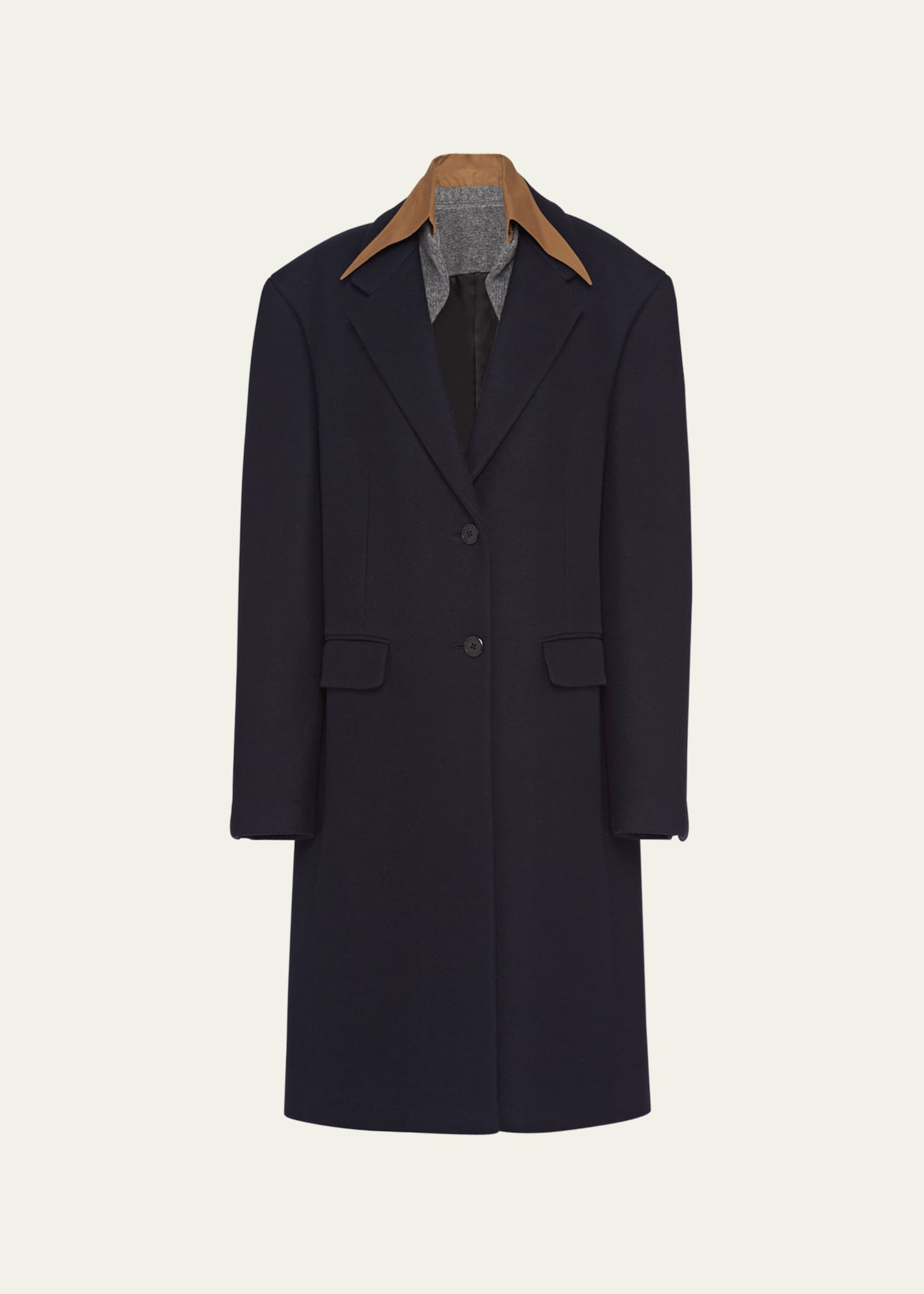 Prada wool coat hotsell