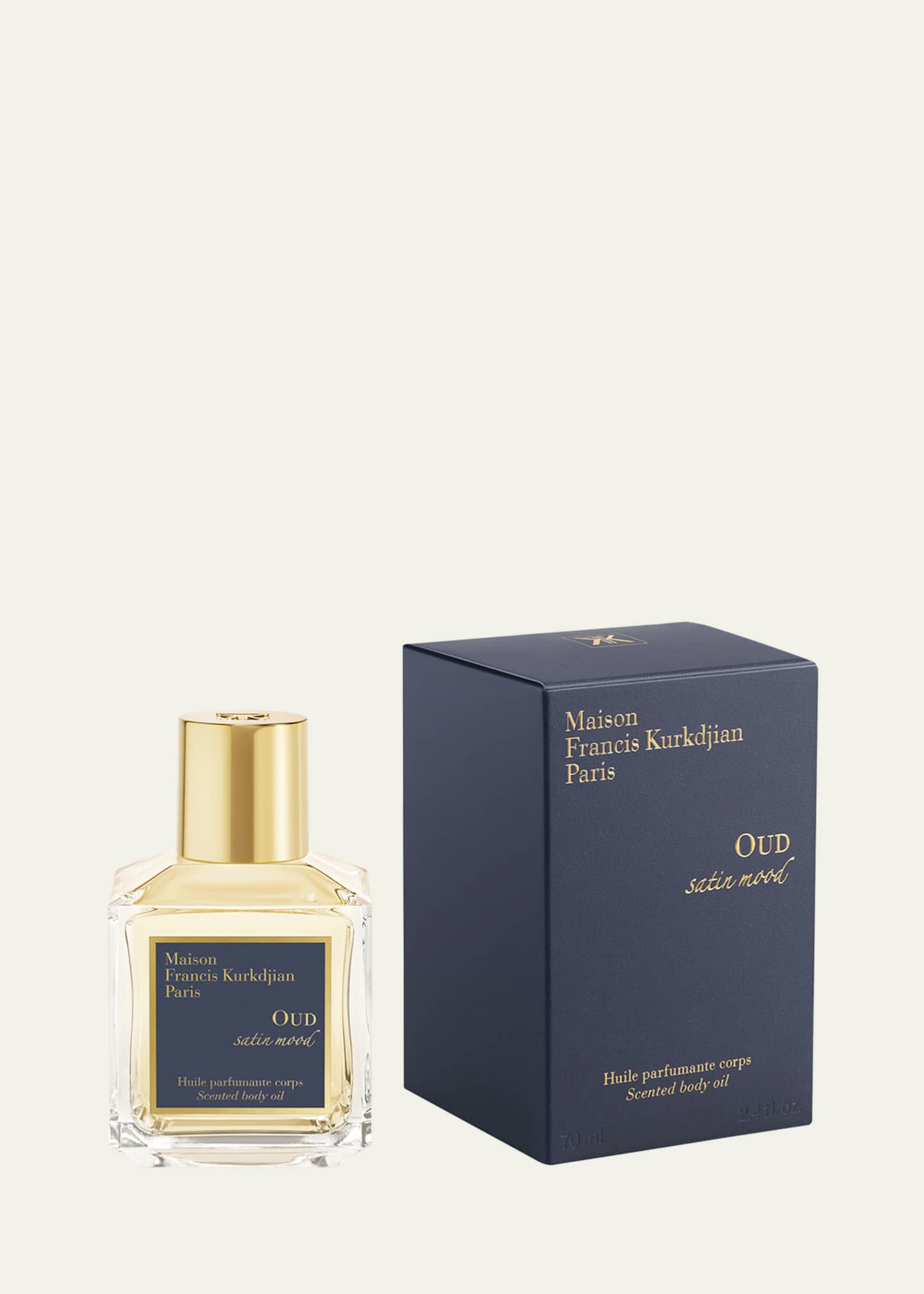 Maison Francis Kurkdjian Oud Satin Mood Scented Body Oil, 2.4 oz. Image 4 of 5