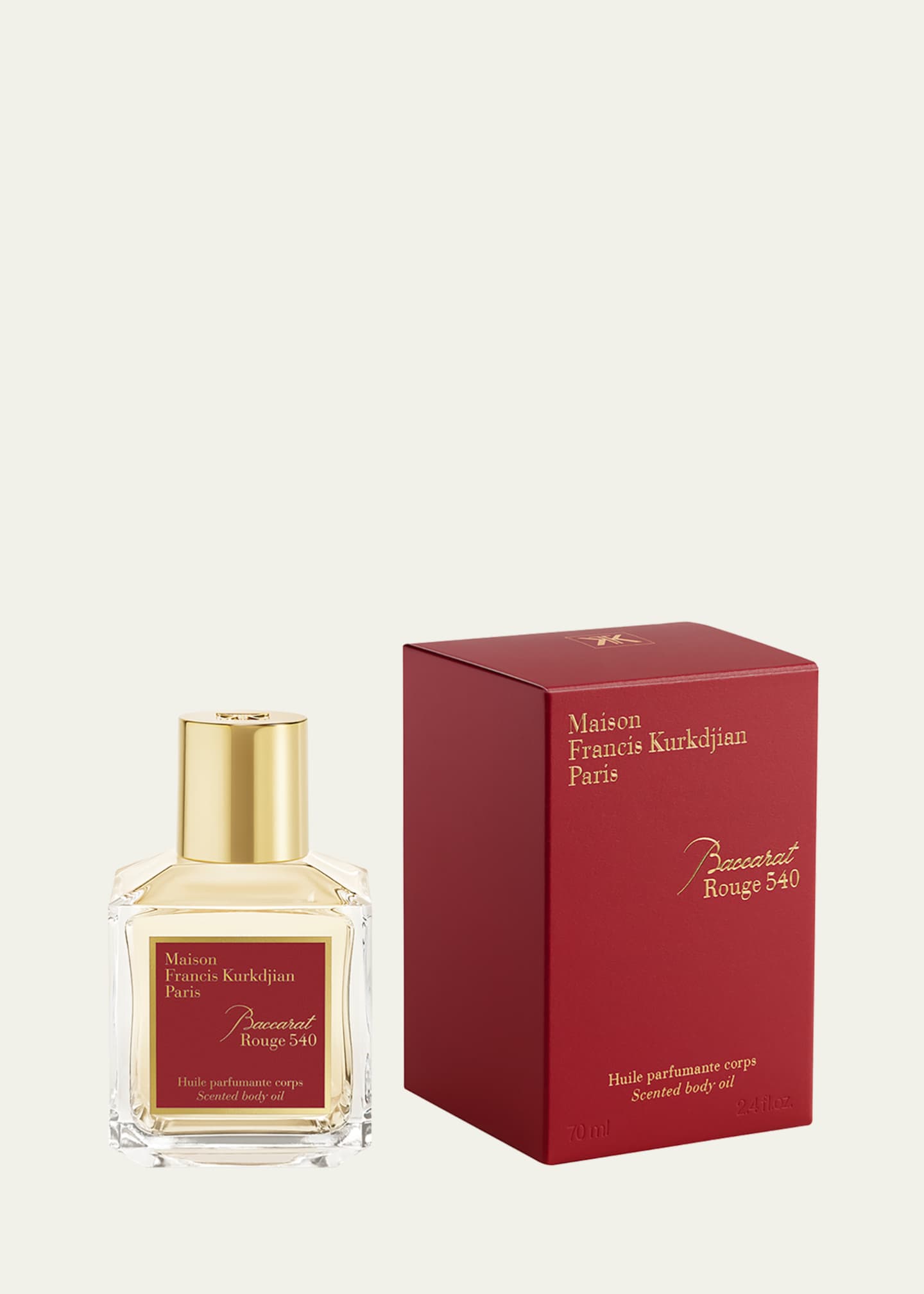 Maison Francis Kurkdjian Baccarat Rouge 540 Scented Body Oil, 2.4 oz. Image 4 of 4