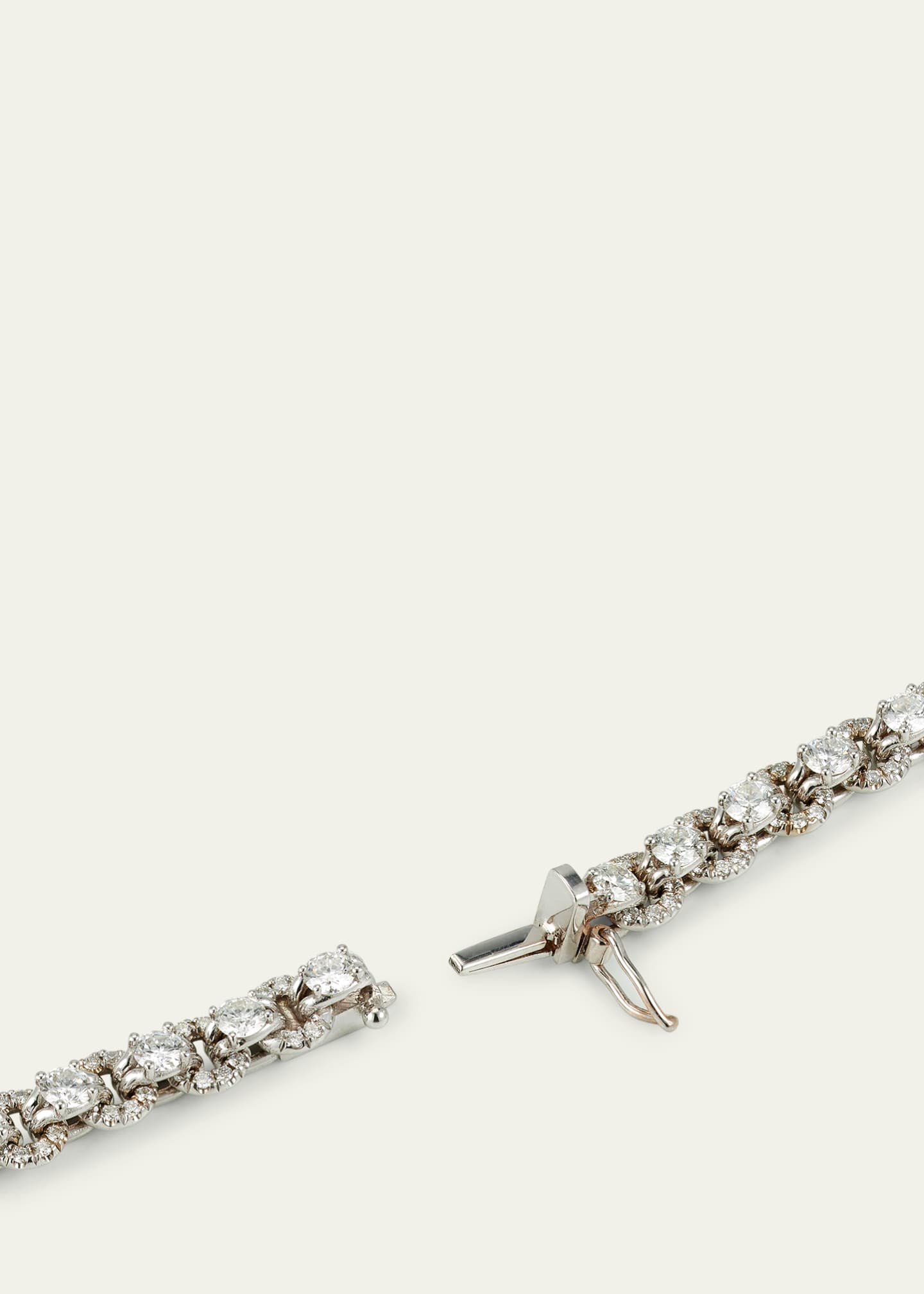 Spinelli Kilcollin Lumia 18K White Gold Diamond Tennis Necklace, 16"L Image 4 of 4