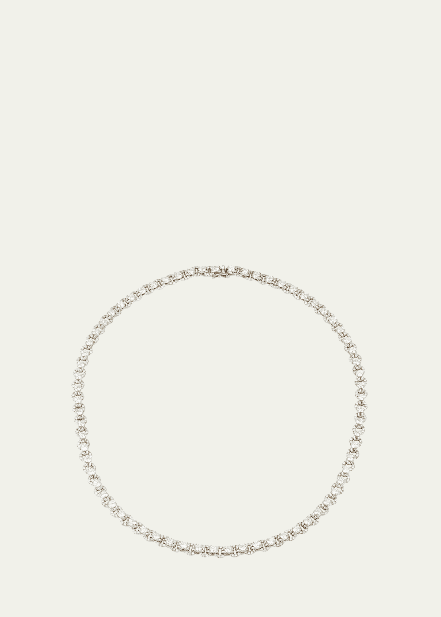 Spinelli Kilcollin Lumia 18K White Gold Diamond Tennis Necklace, 16"L Image 1 of 4