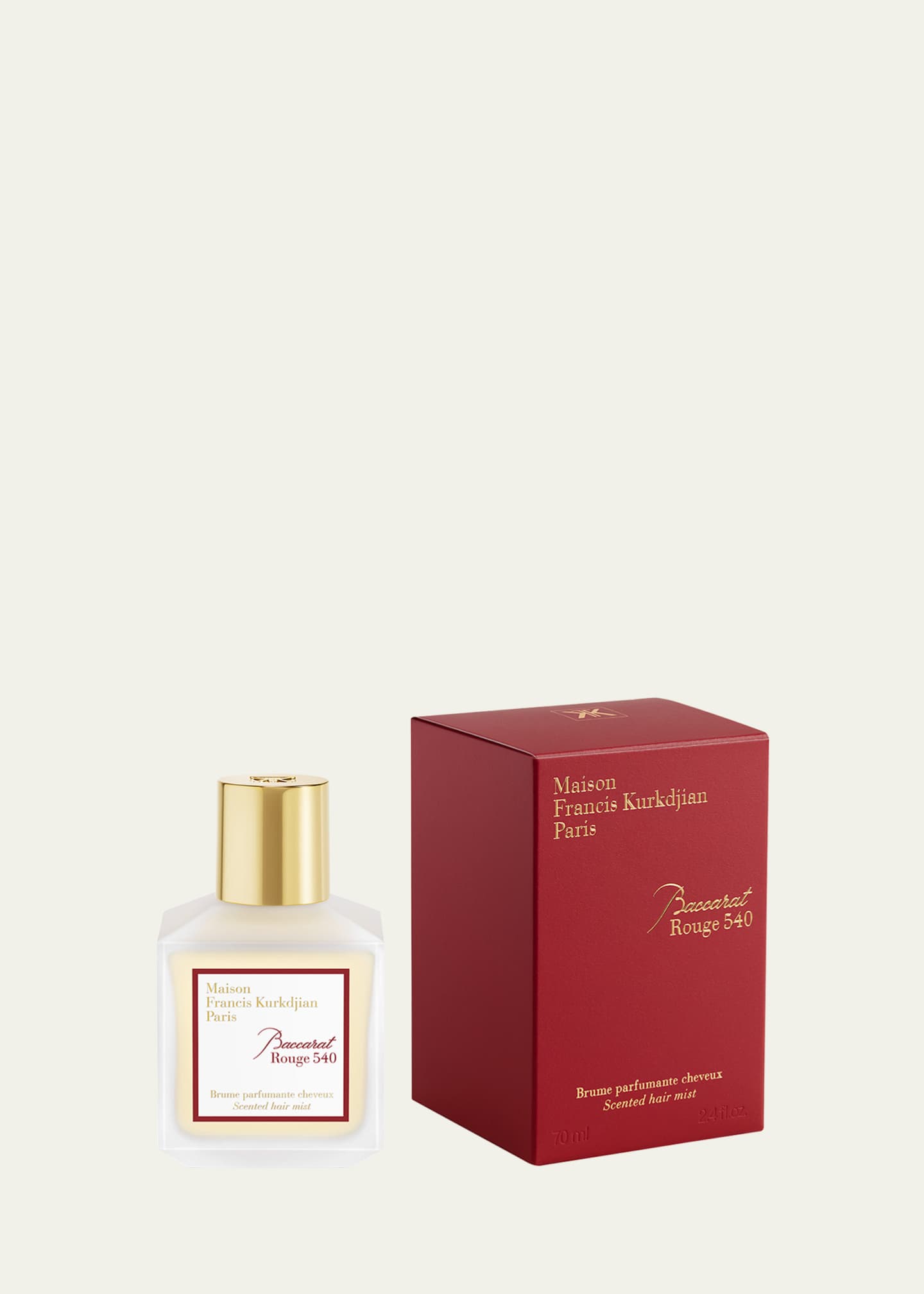 Maison Francis Kurkdjian Baccarat Rouge 540 Scented Hair Mist, 2.4 oz. Image 3 of 3