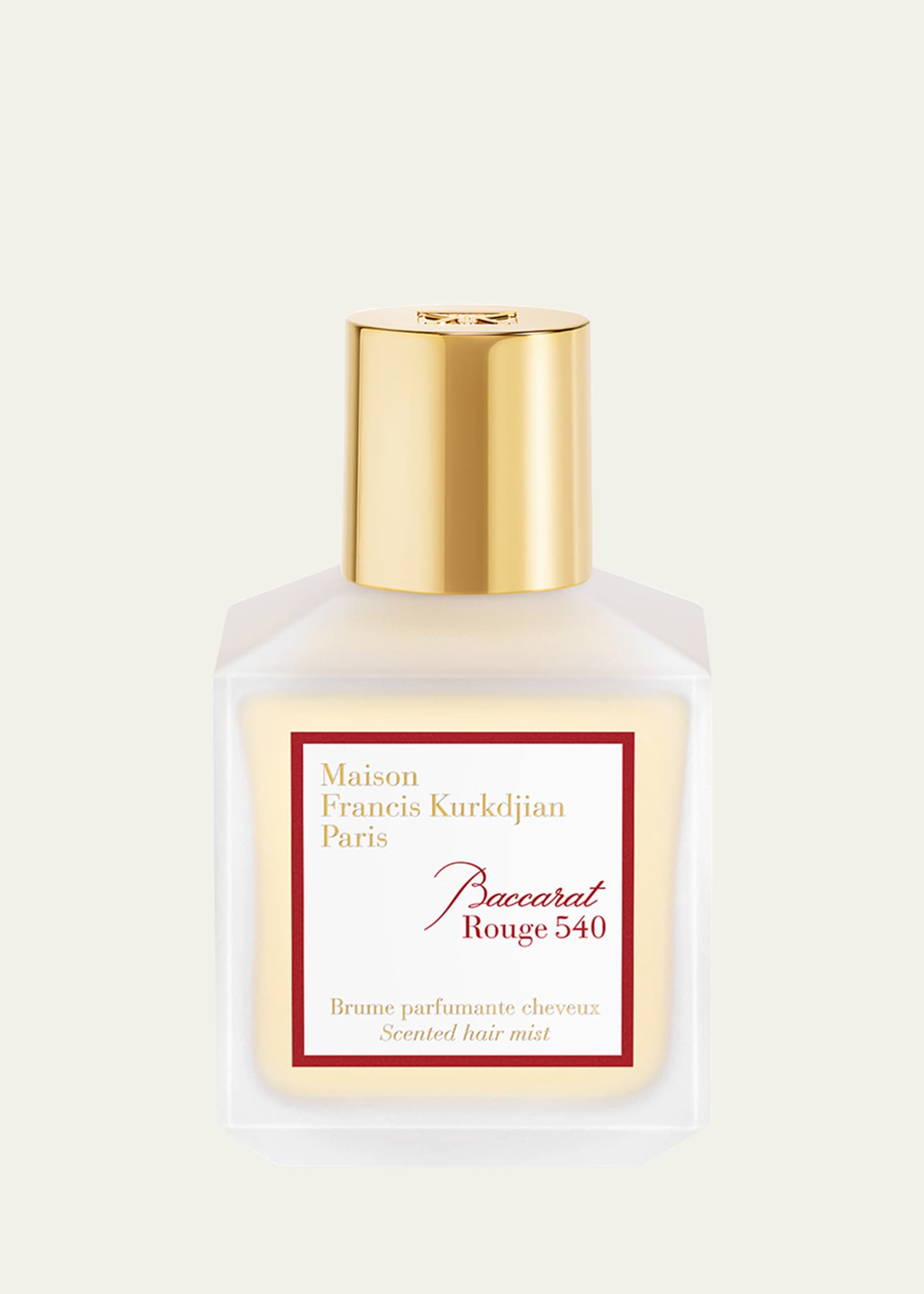 Maison Francis Kurkdjian Baccarat Rouge 540 Scented Hair Mist, 2.4 oz. Image 1 of 3