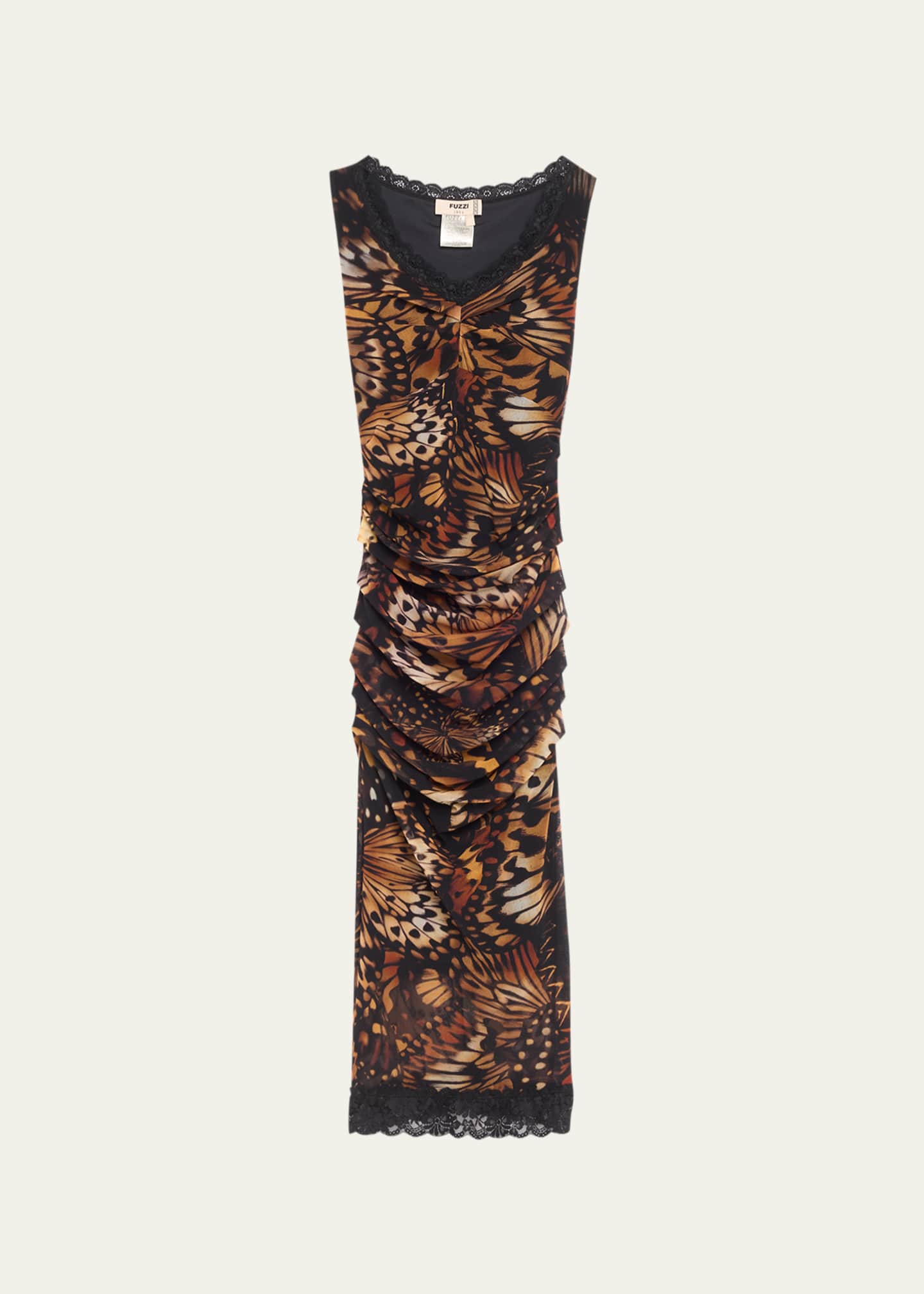 Fuzzi shop leopard dress