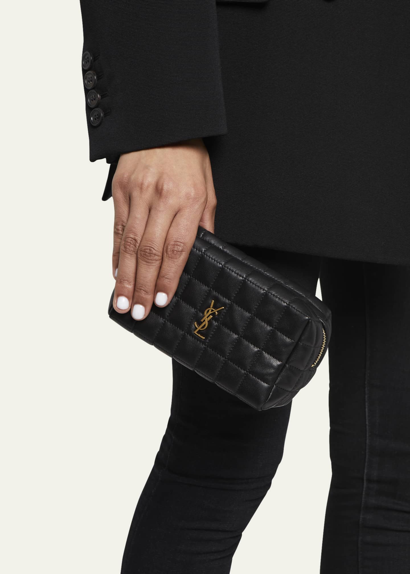 Saint laurent cosmetic pouch sale