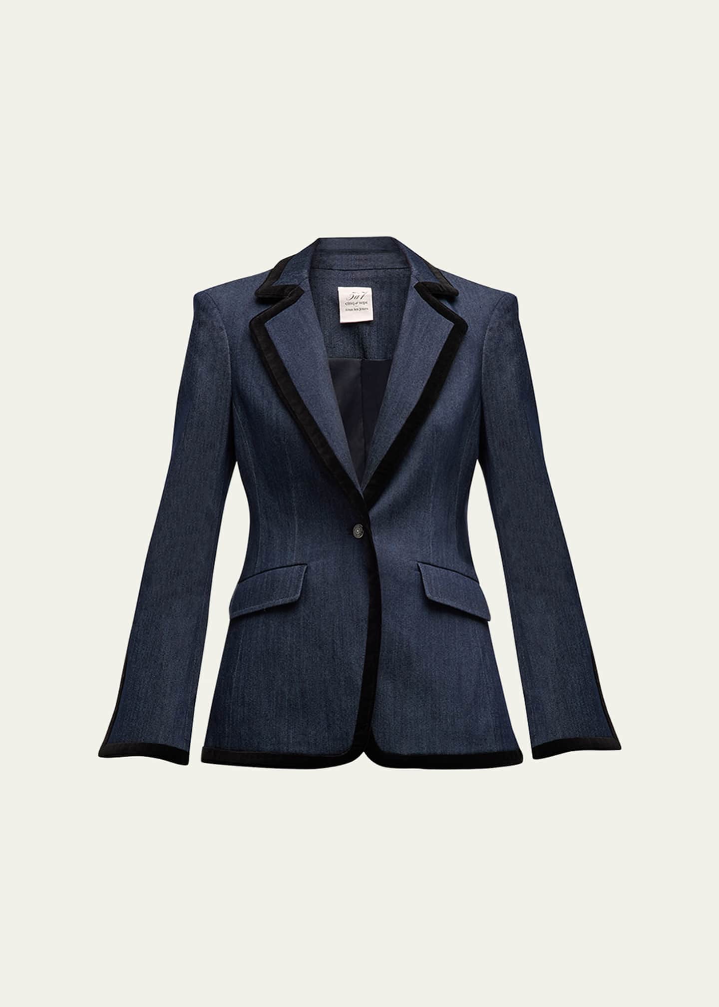 Tailored jean jacket store