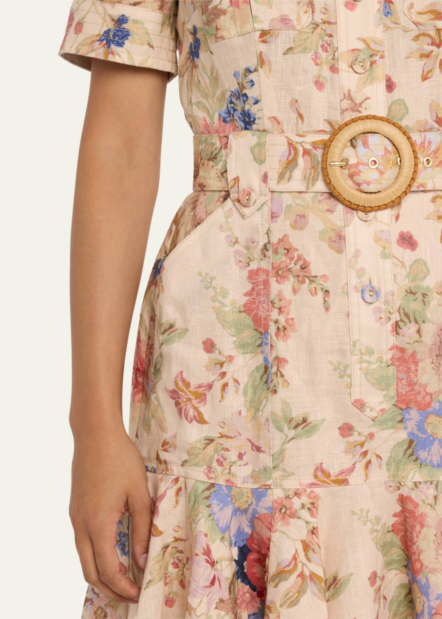 Belted mini cheap dress