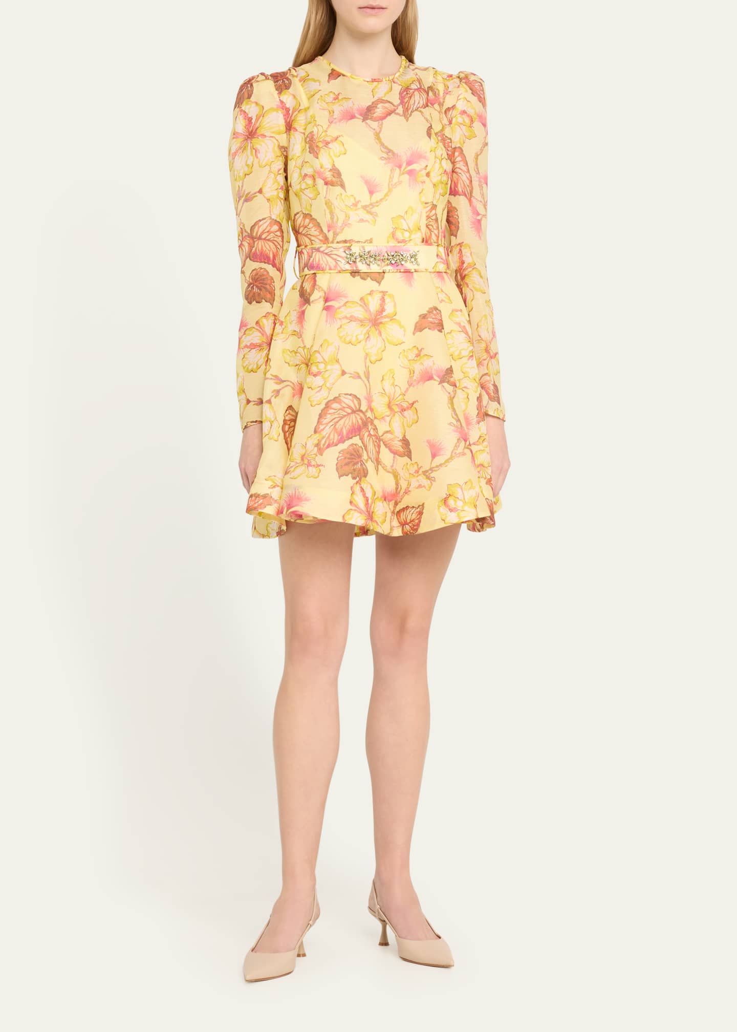 Zimmermann Matchmaker Floral Mini Dress Bergdorf Goodman