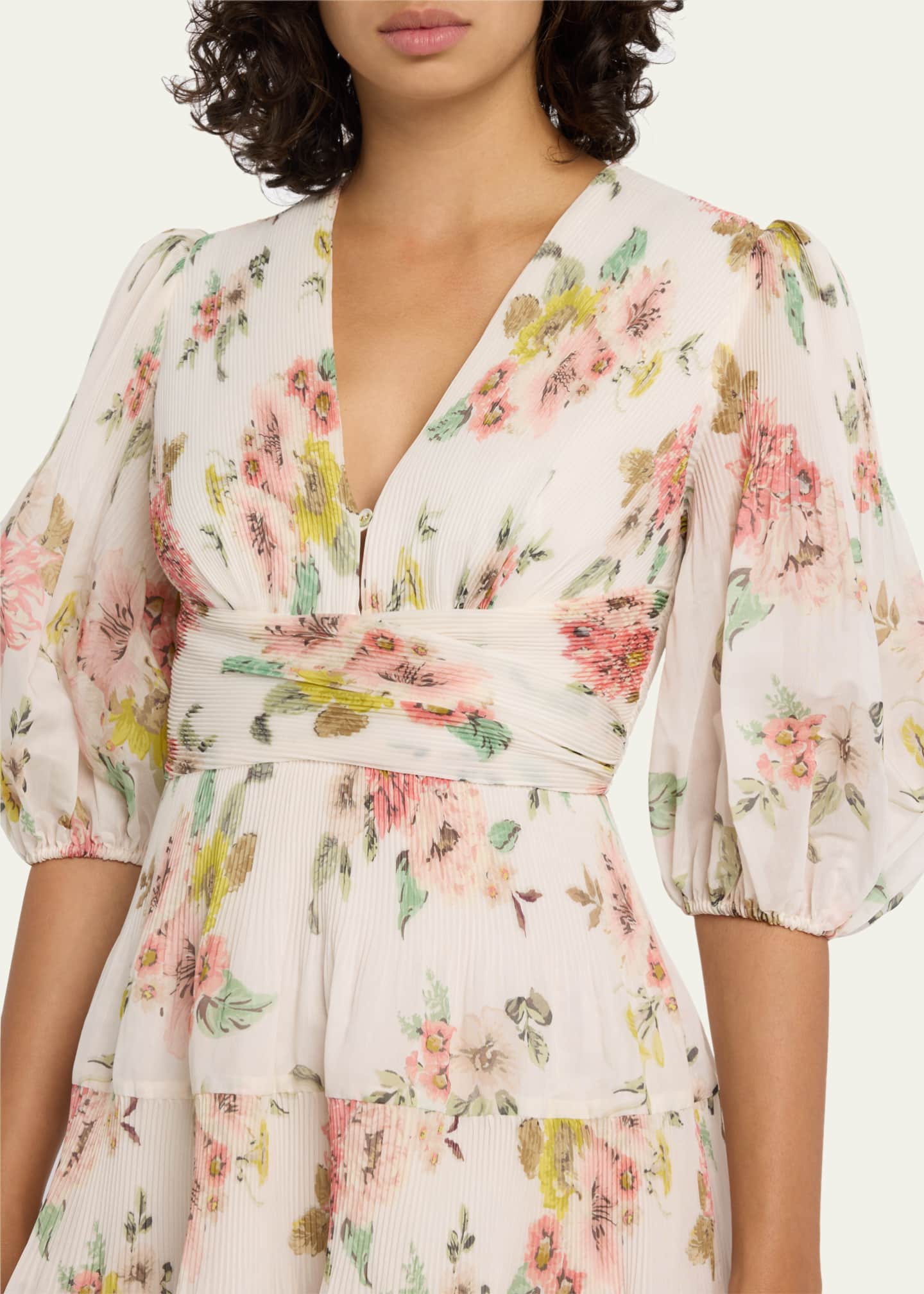 Zimmermann floral mini dress deals