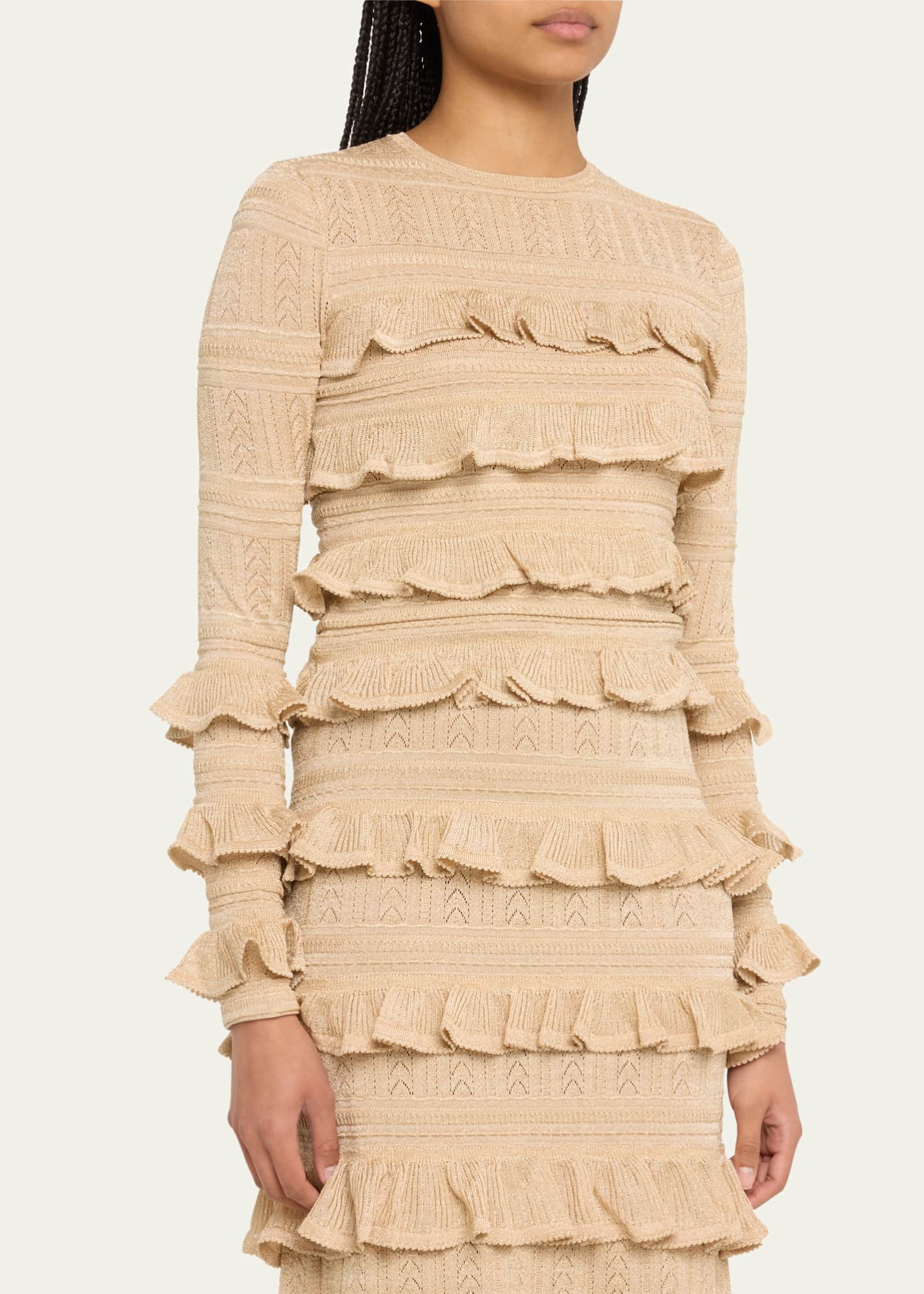 Zimmermann outlet ruffle top