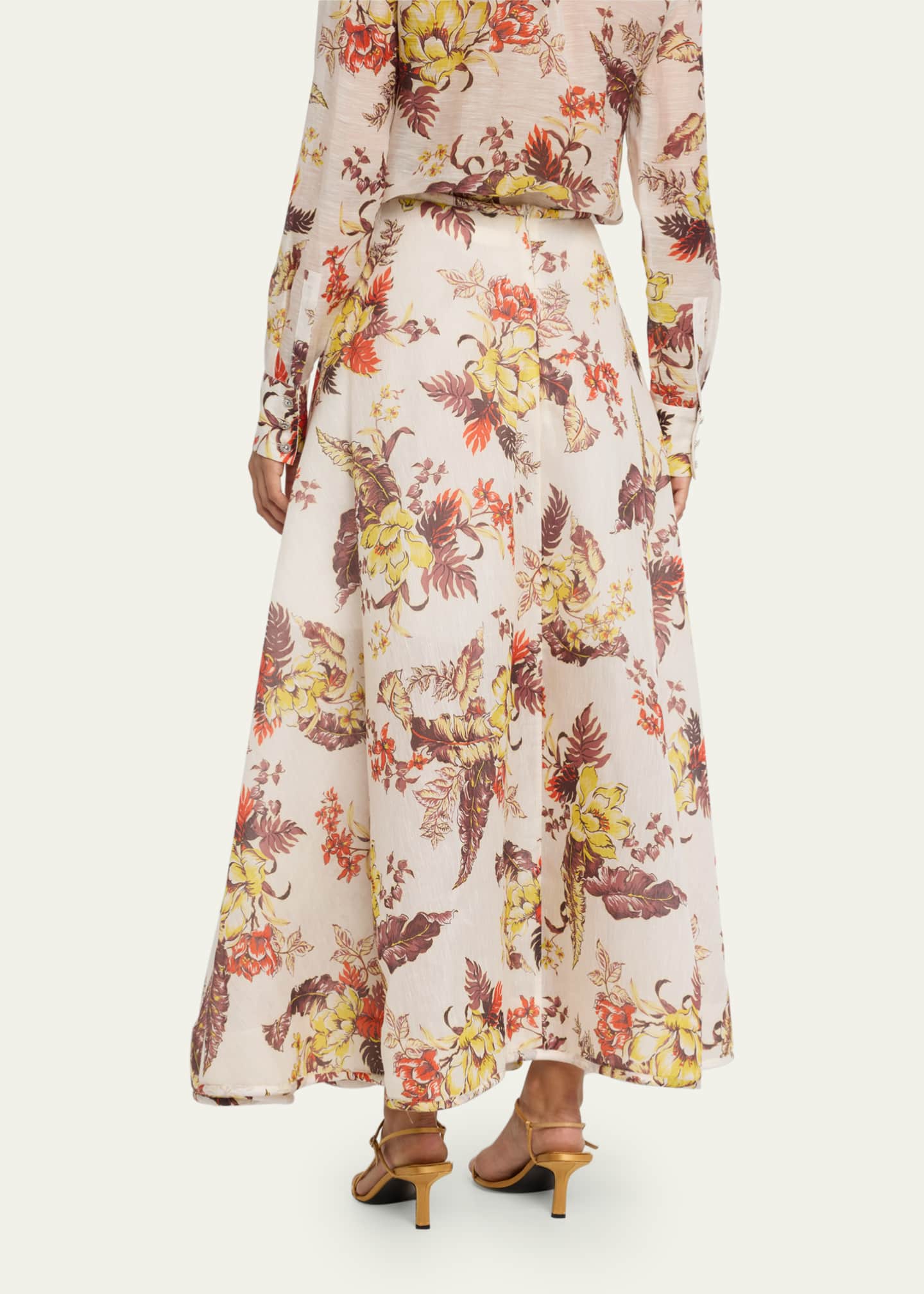 Zimmermann floral sale skirt