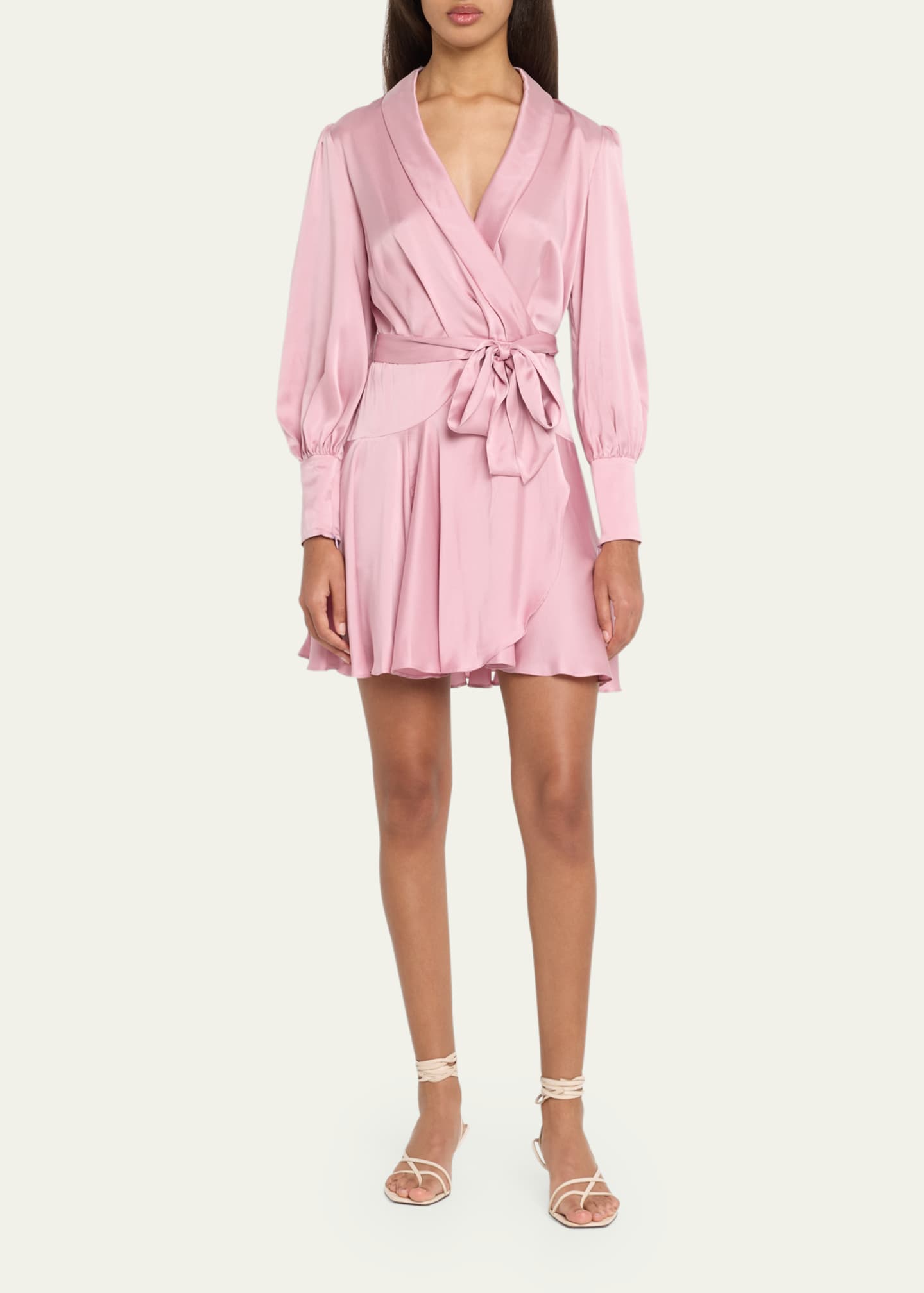 Zimmermann wrap online silk dress