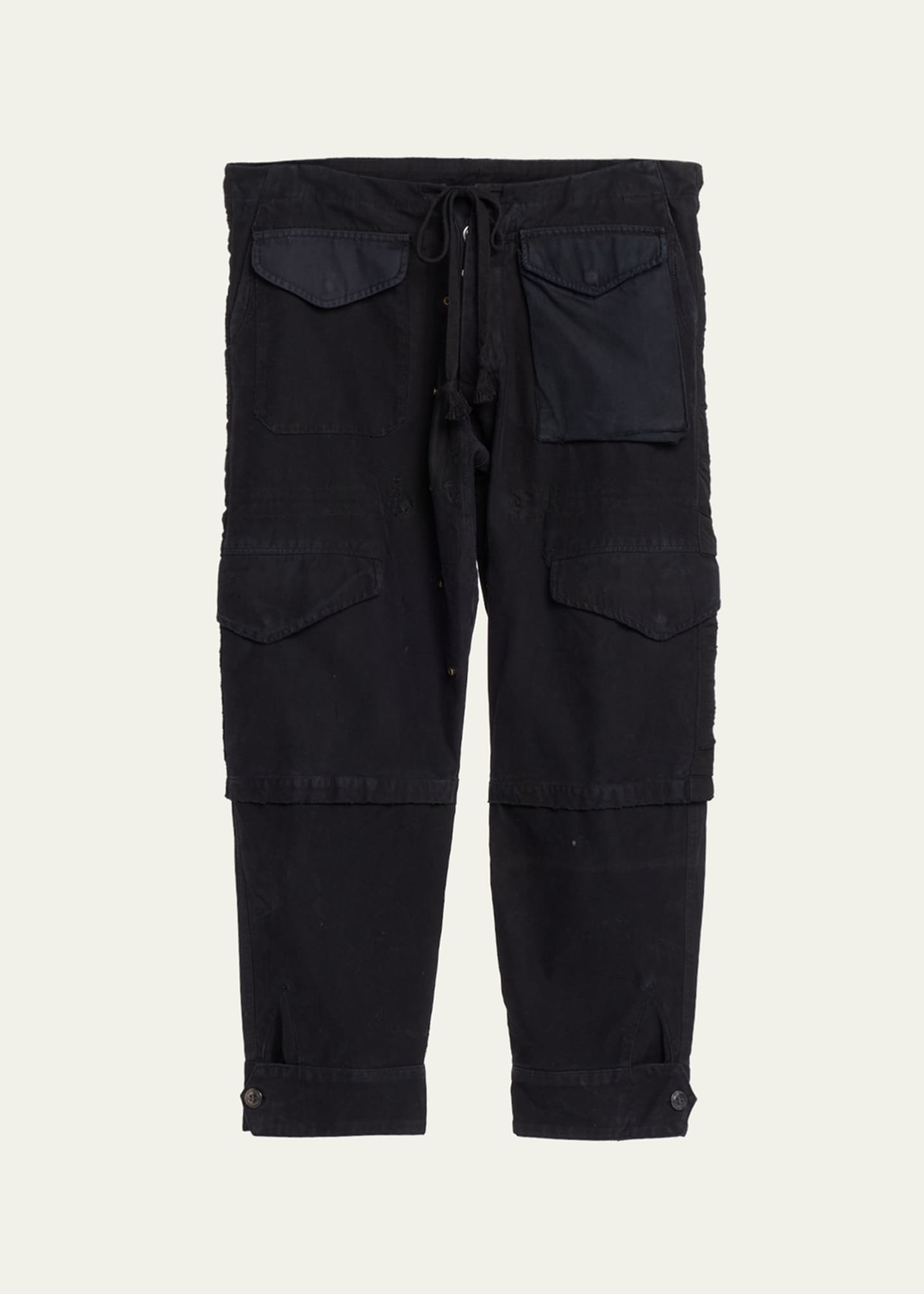 Greg Lauren Men s Cotton Tux Lounge Pants