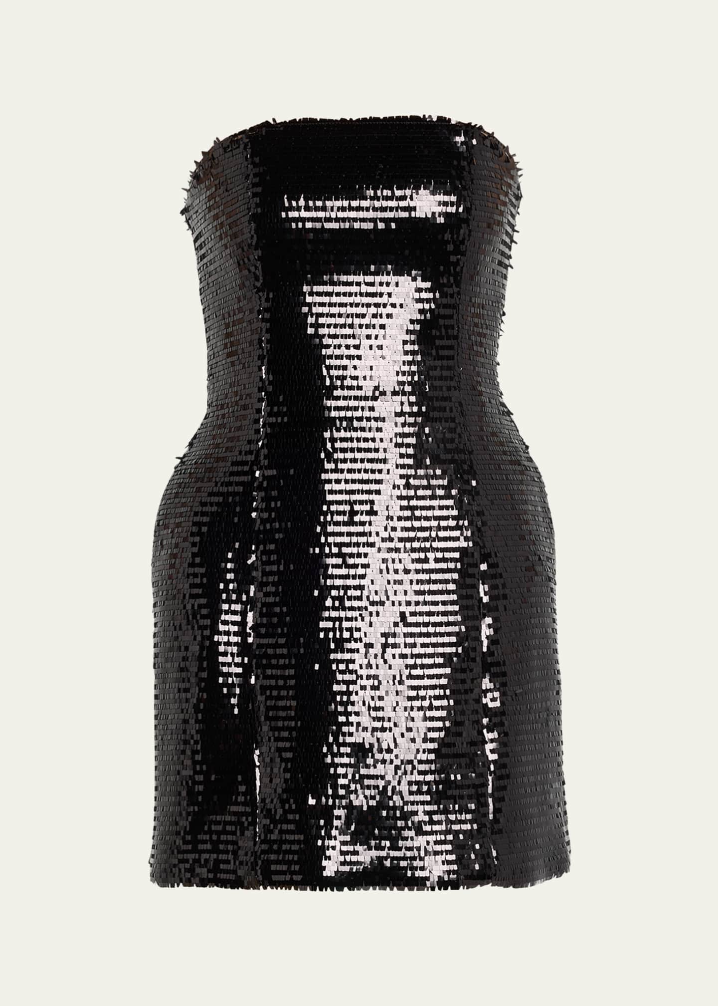 A.L.C. Elsie Strapless Sequin Mini Dress Bergdorf Goodman