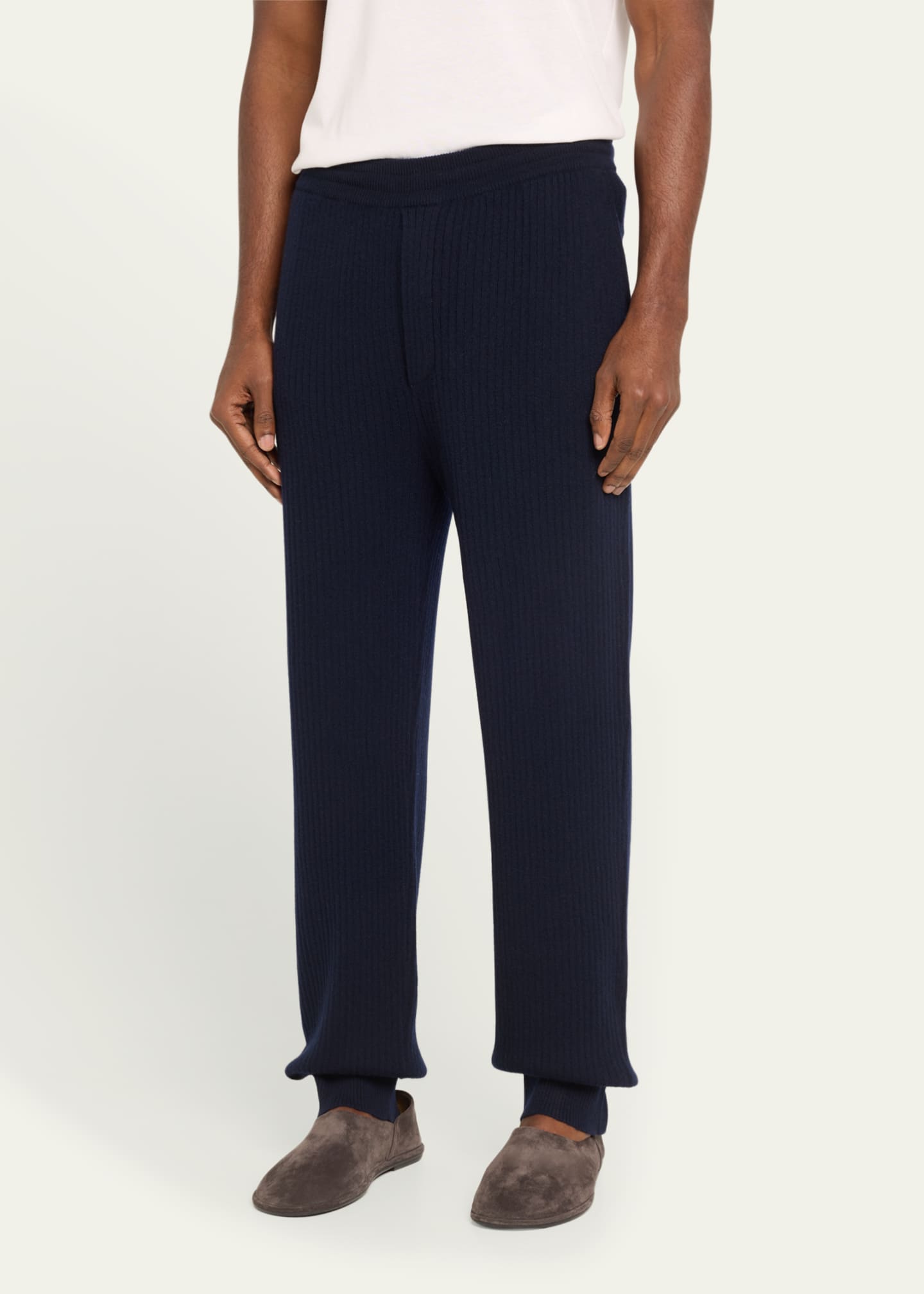 Men's cashmere lounge pants store