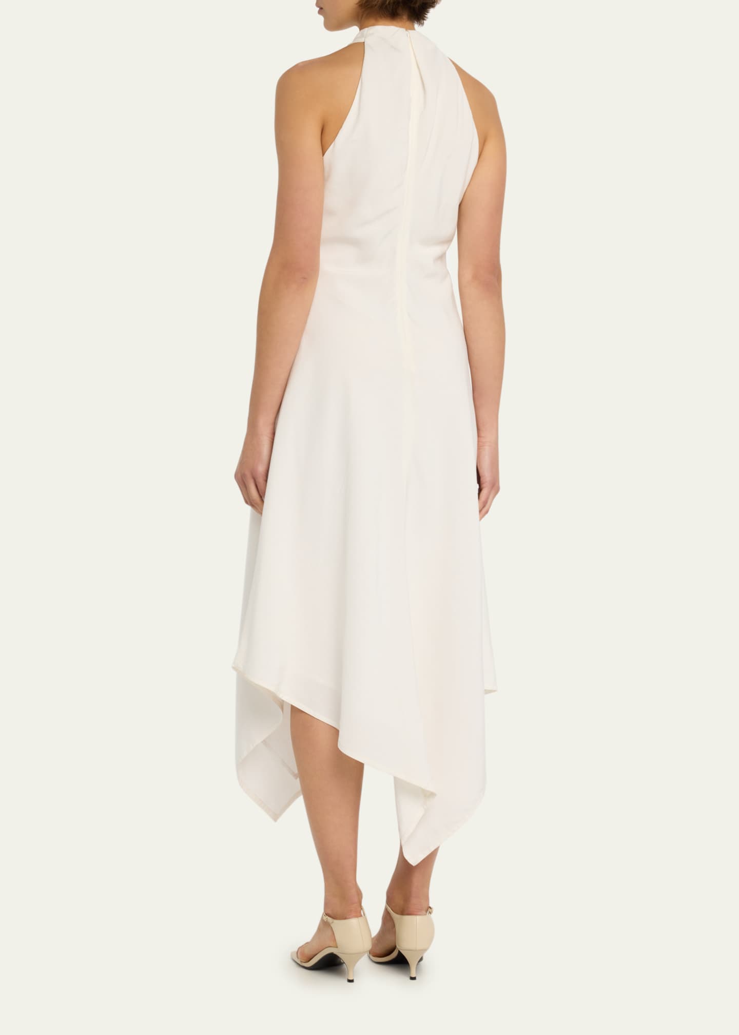 A.L.C. Quinn Linen Halter Dress