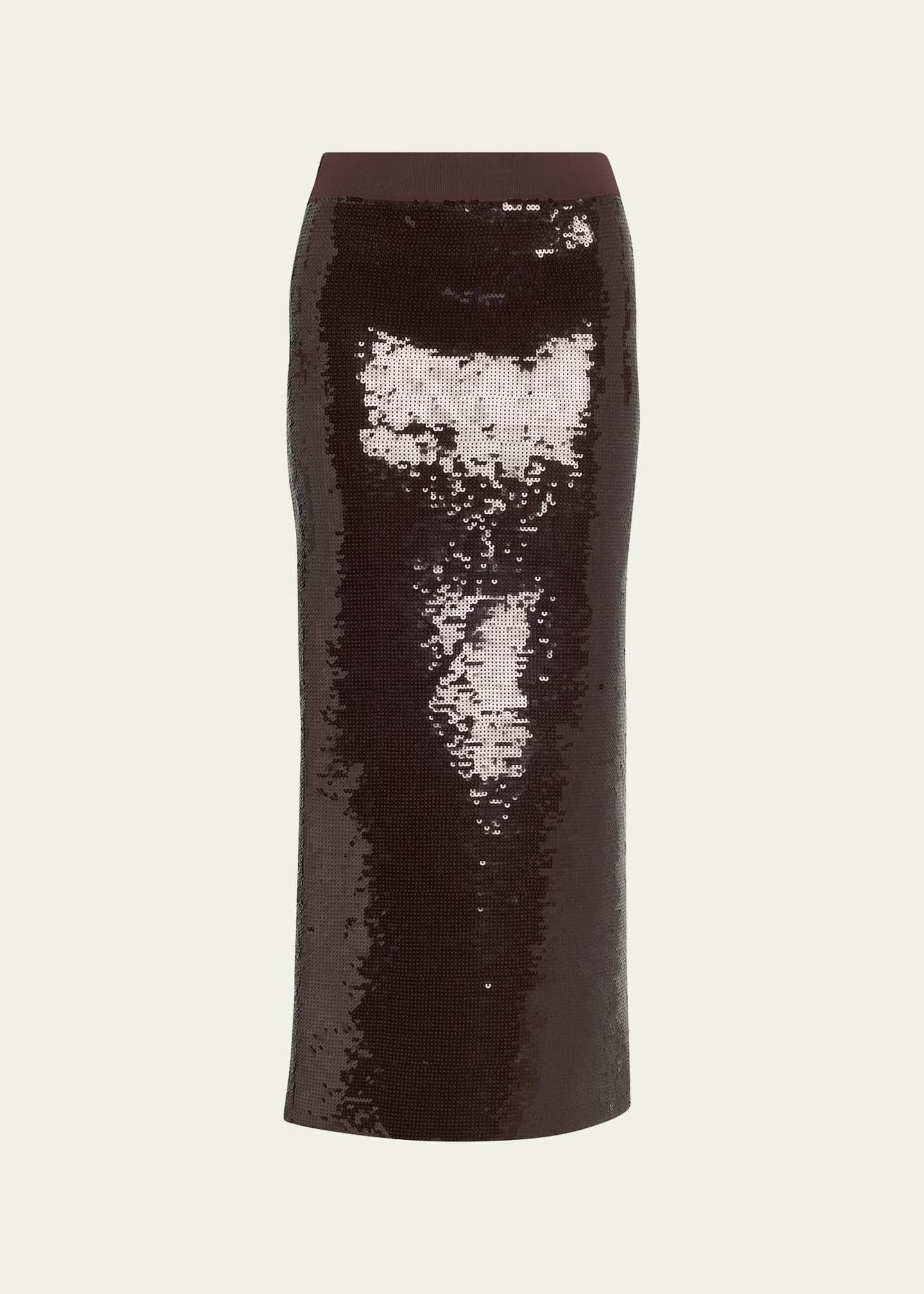 A.L.C. Joan Pull On Sequin Midi Skirt Bergdorf Goodman
