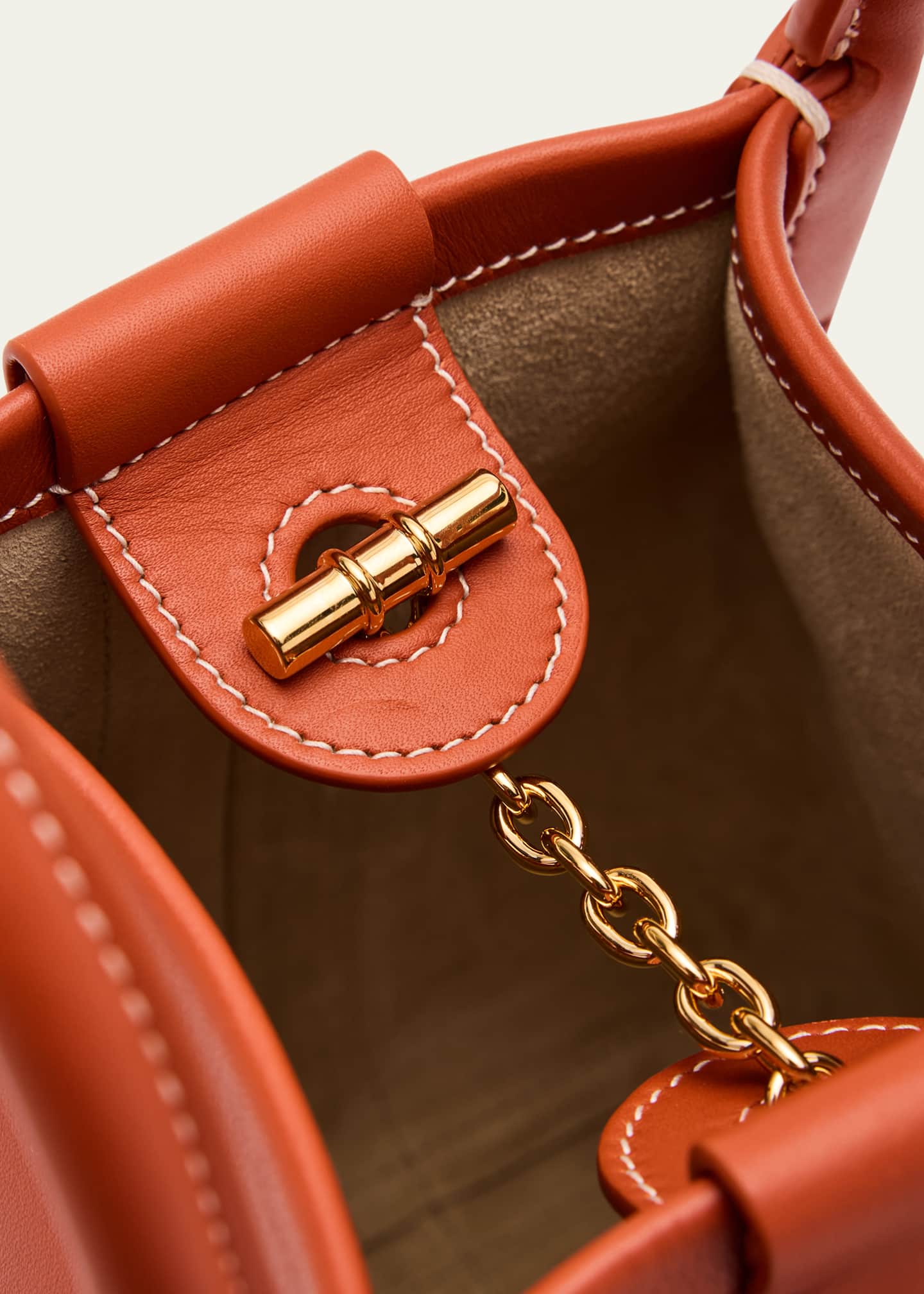 Loro Piana Bale Micro Rounded Leather Top-Handle Bag - Bergdorf