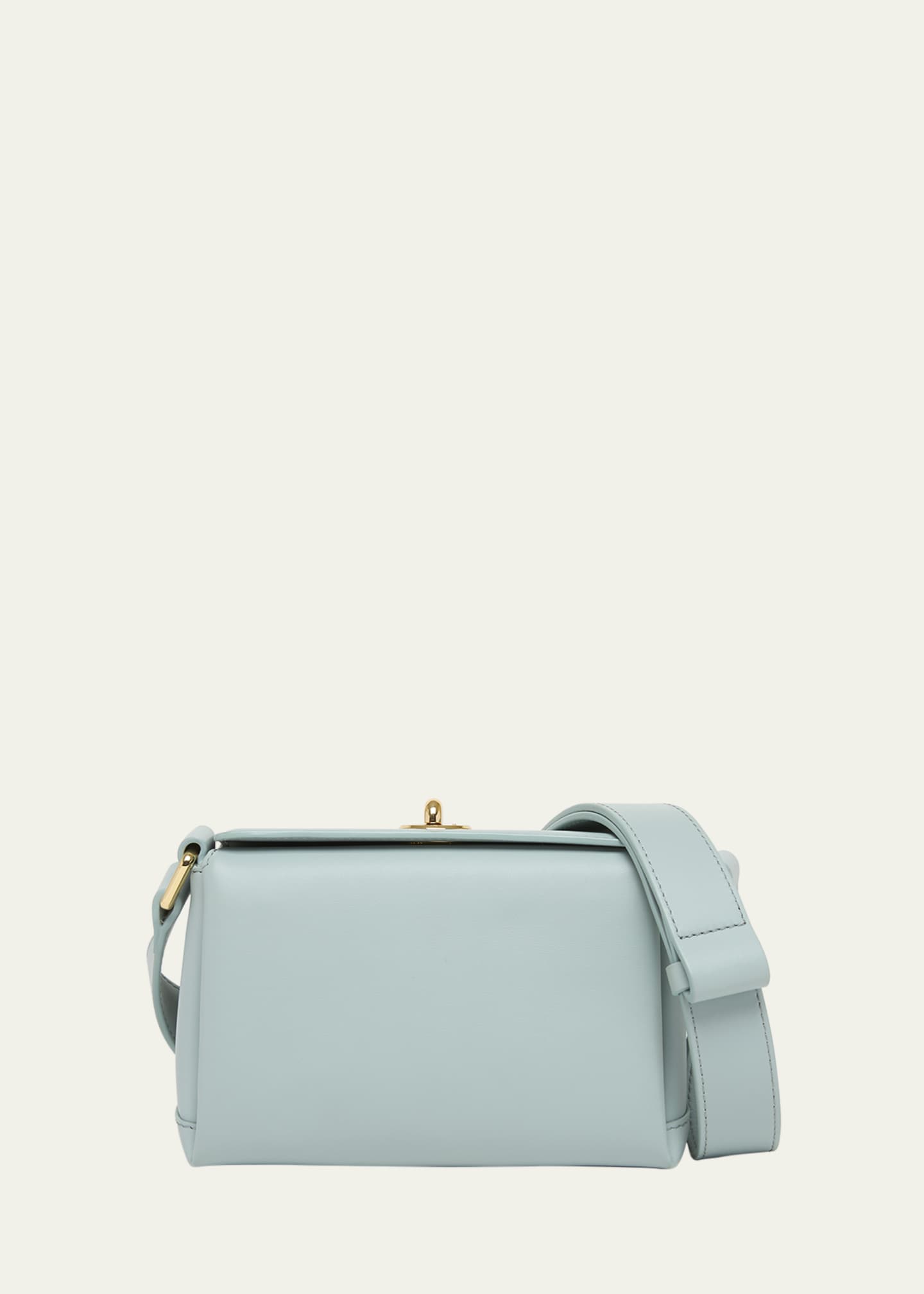 Plan C Mini Turn-Lock Leather Shoulder Bag Image 1 of 6