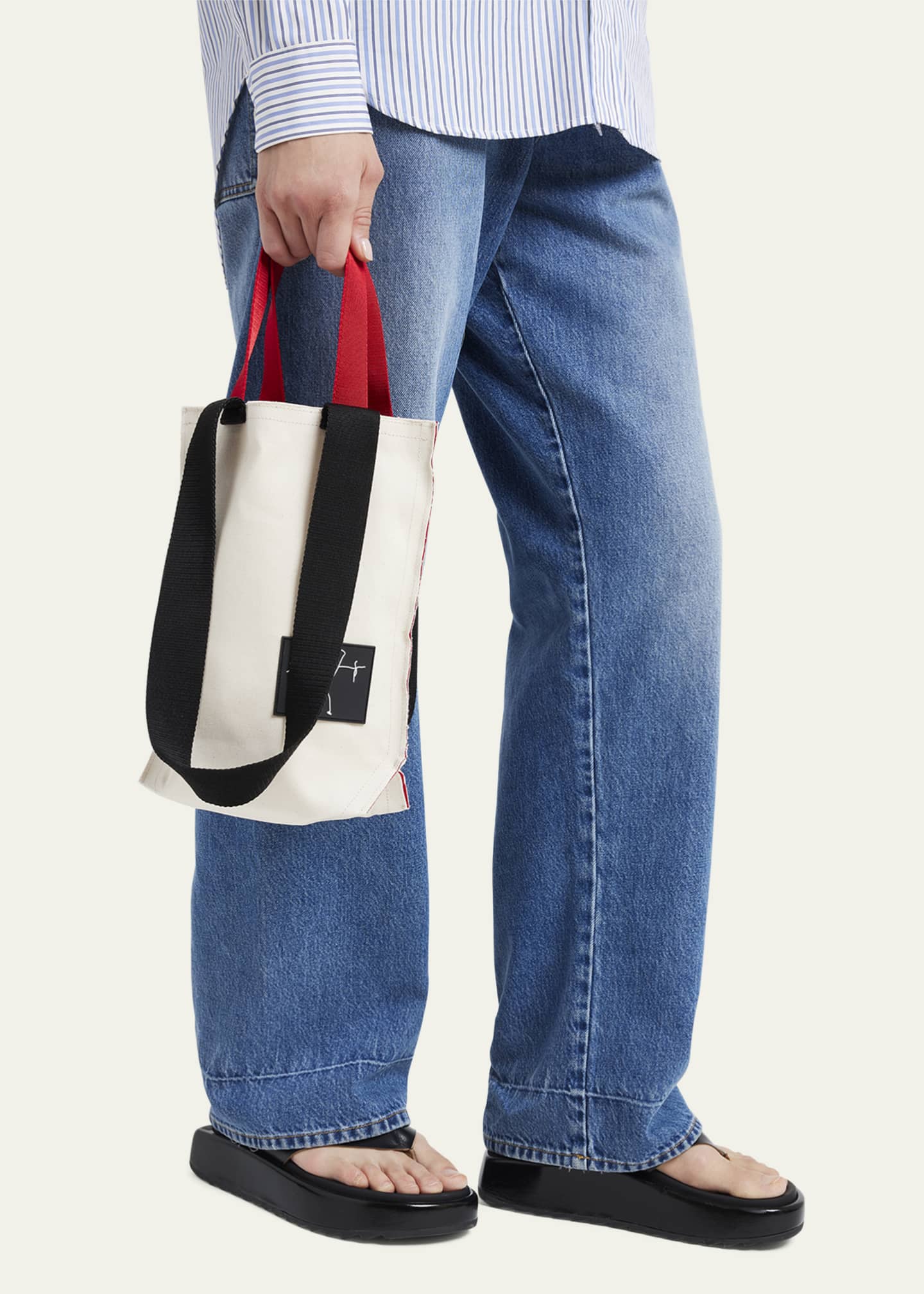 Plan C Mini Pili and Bianca Canvas Bucket Bag Image 2 of 5