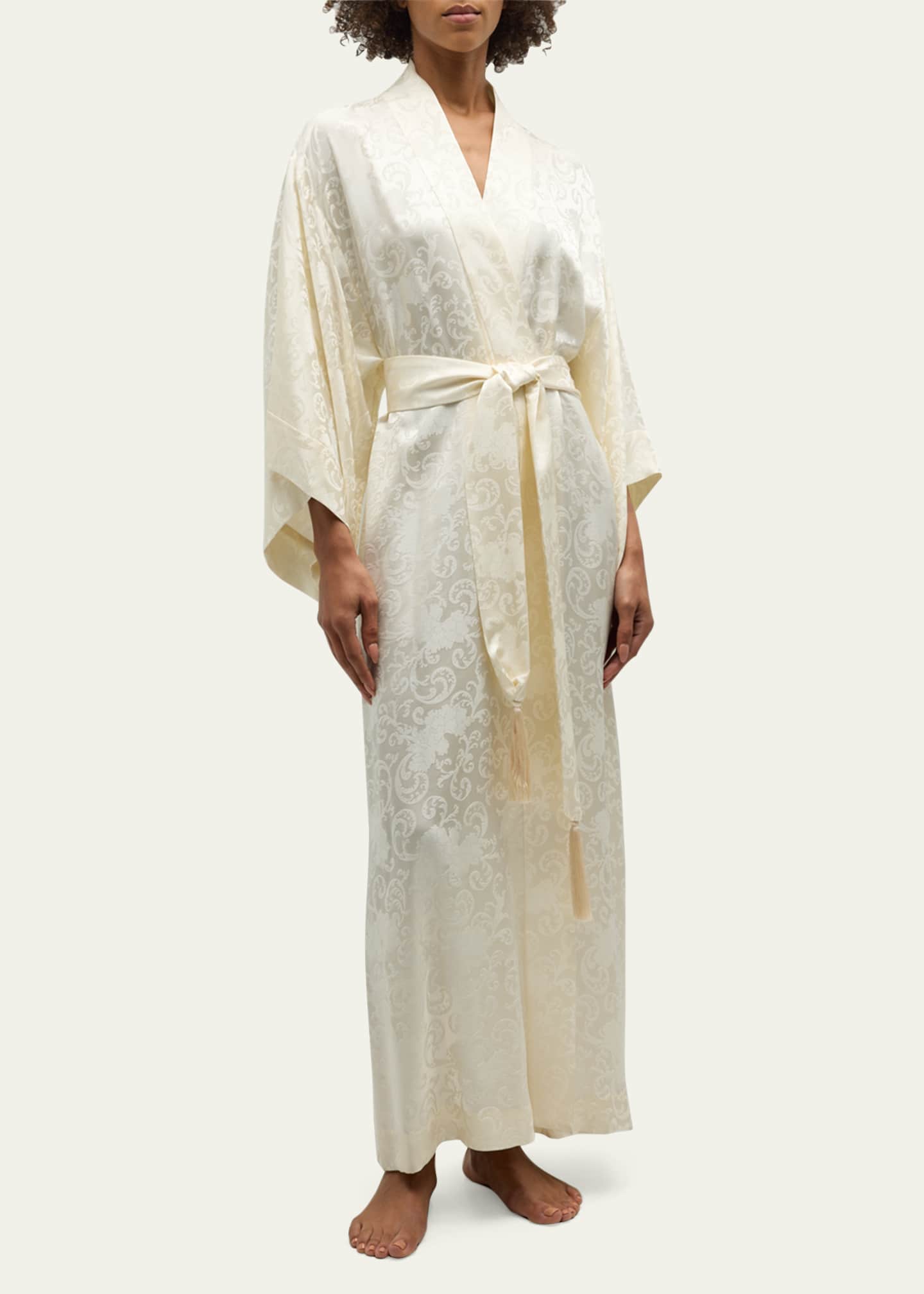 Josie Robe in Gingham Cotton Flannel