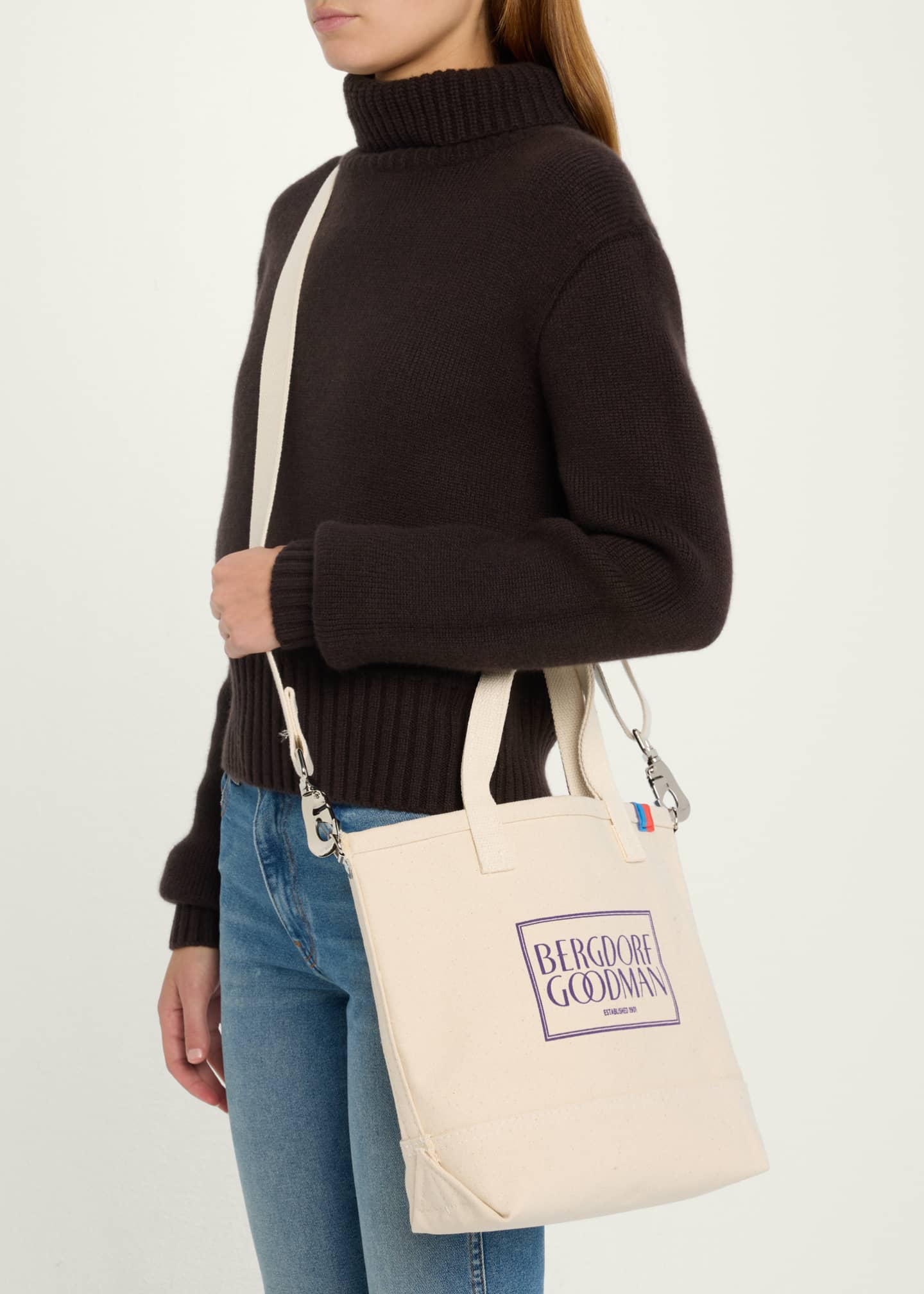 Bergdorf Goodman Canvas Tote Bag