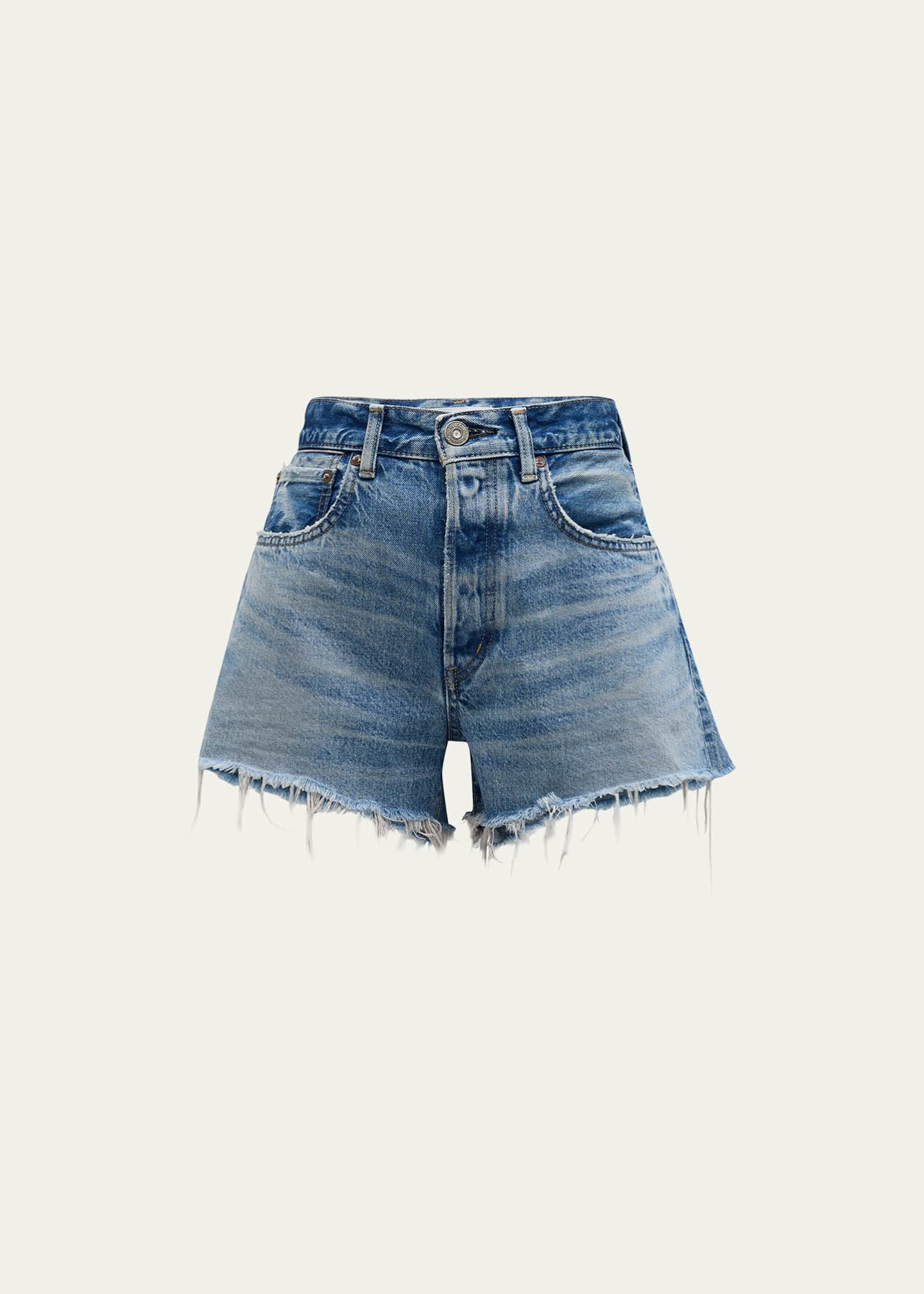 Frayed jean deals shorts