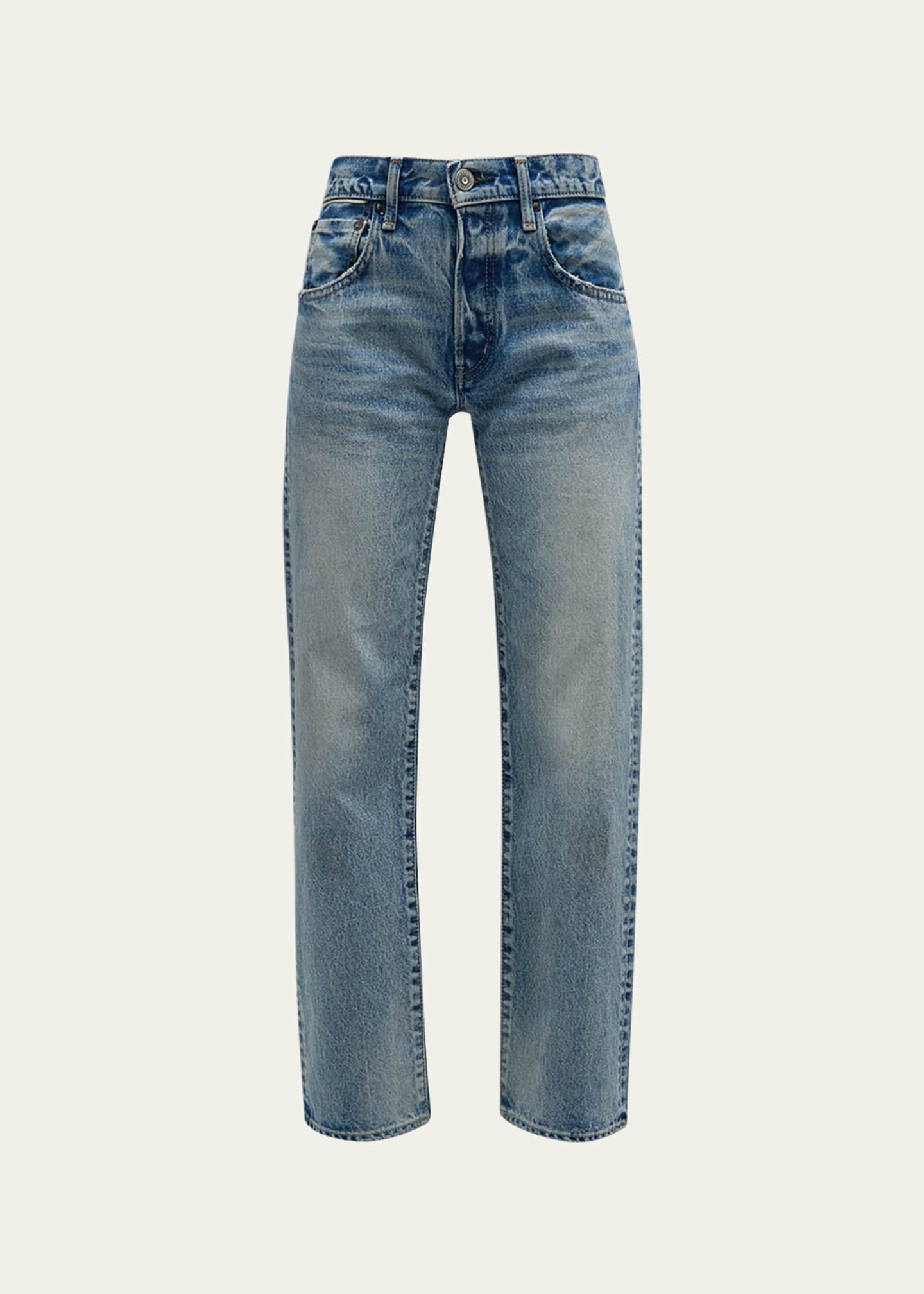 MOUSSY VINTAGE Joelton Straight Low-Rise Jeans - Bergdorf Goodman
